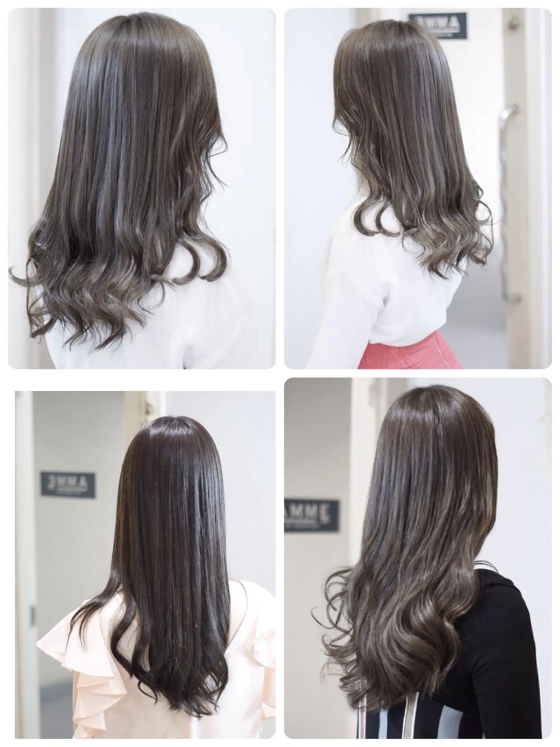 ミディアム カラー アッシュ アッシュグレー 💎髪質改善💎 デザイナーshinのヘアスタイル