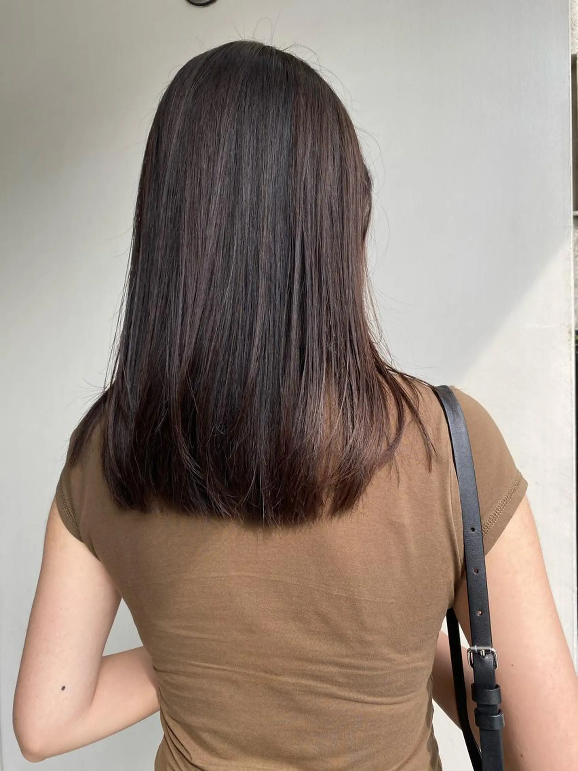 セミロング カラー イルミナカラー 髪質改善 トリートメント les baladins du miroir所属・🍃YURI 🍃のヘアスタイル