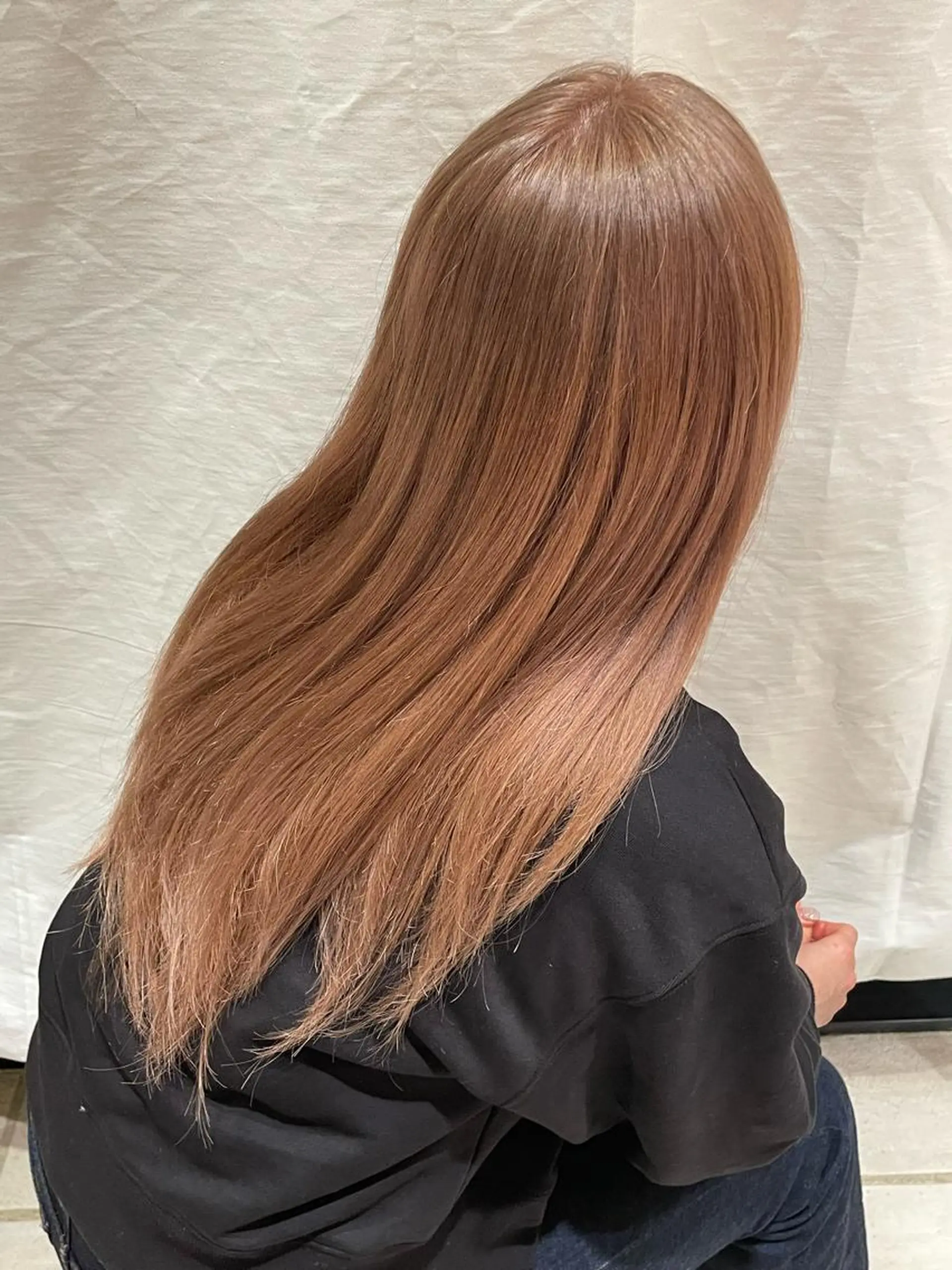 ロング カット ヘアカラー トリートメント 萩原 琳之祐のヘアスタイル