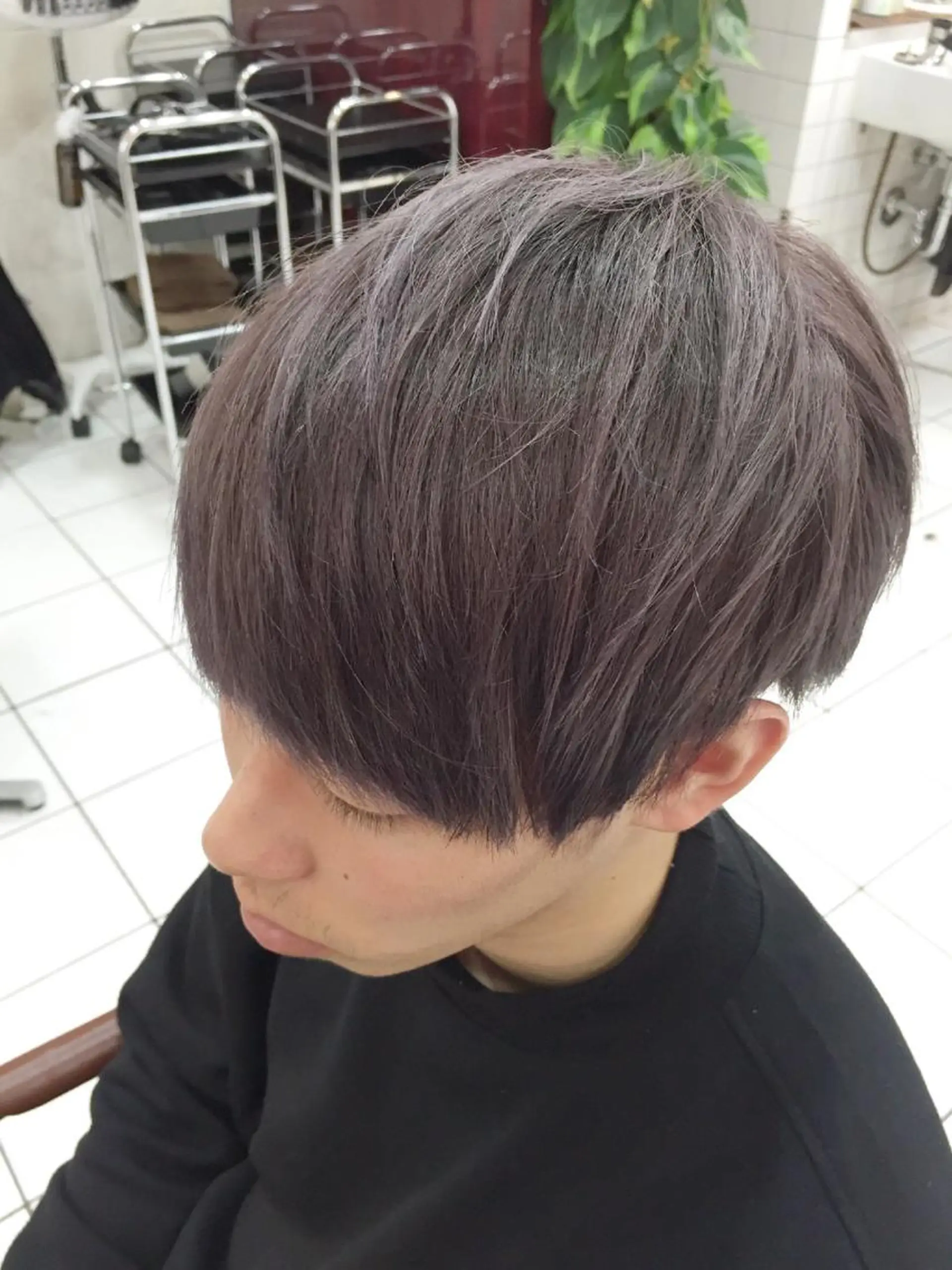 ショート カラー ヘアアレンジ モテ髪透明感❤️ デイズヘアカラーのヘアスタイル