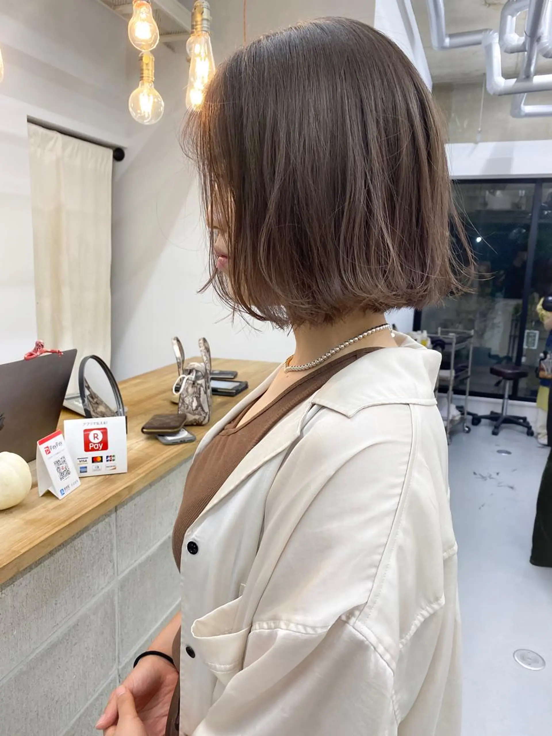 ショート カット ヘアカラー 森本裕/オーナー/ スパイラルパーマのヘアスタイル