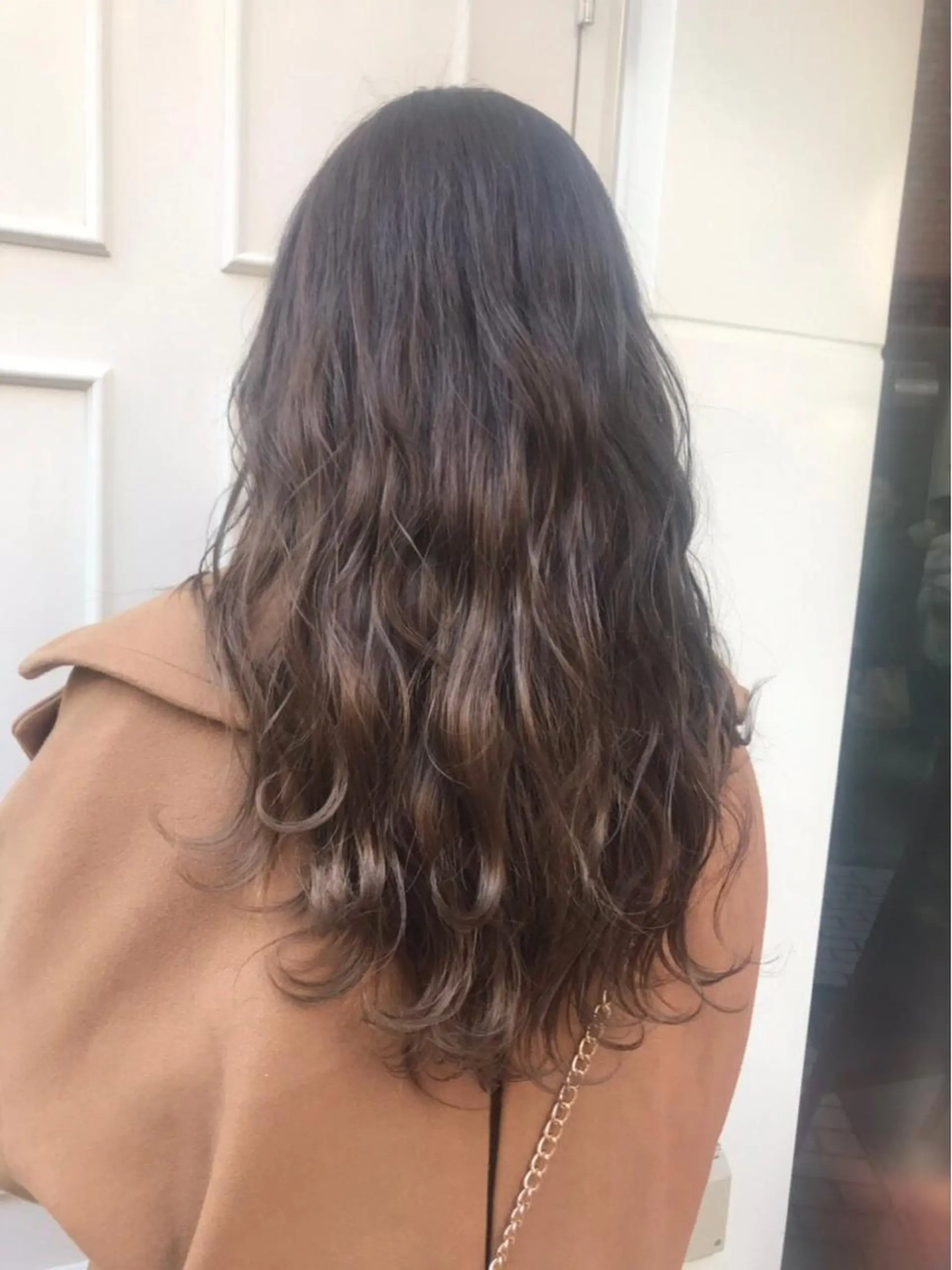 セミロング カラー ベージュカラー モカベージュ 🫟Blanco🫟 Color&Careのヘアスタイル