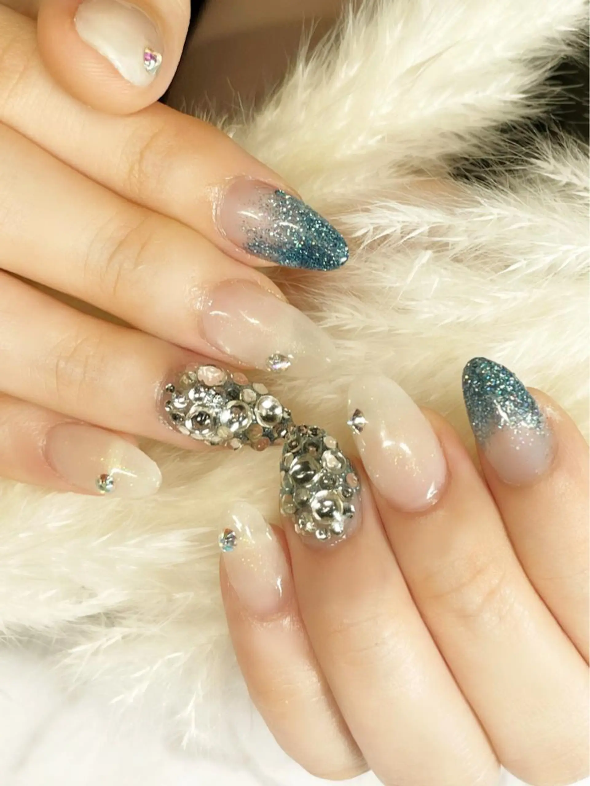 ロング 元住吉ネイルサロン ナチュレのネイルデザイン