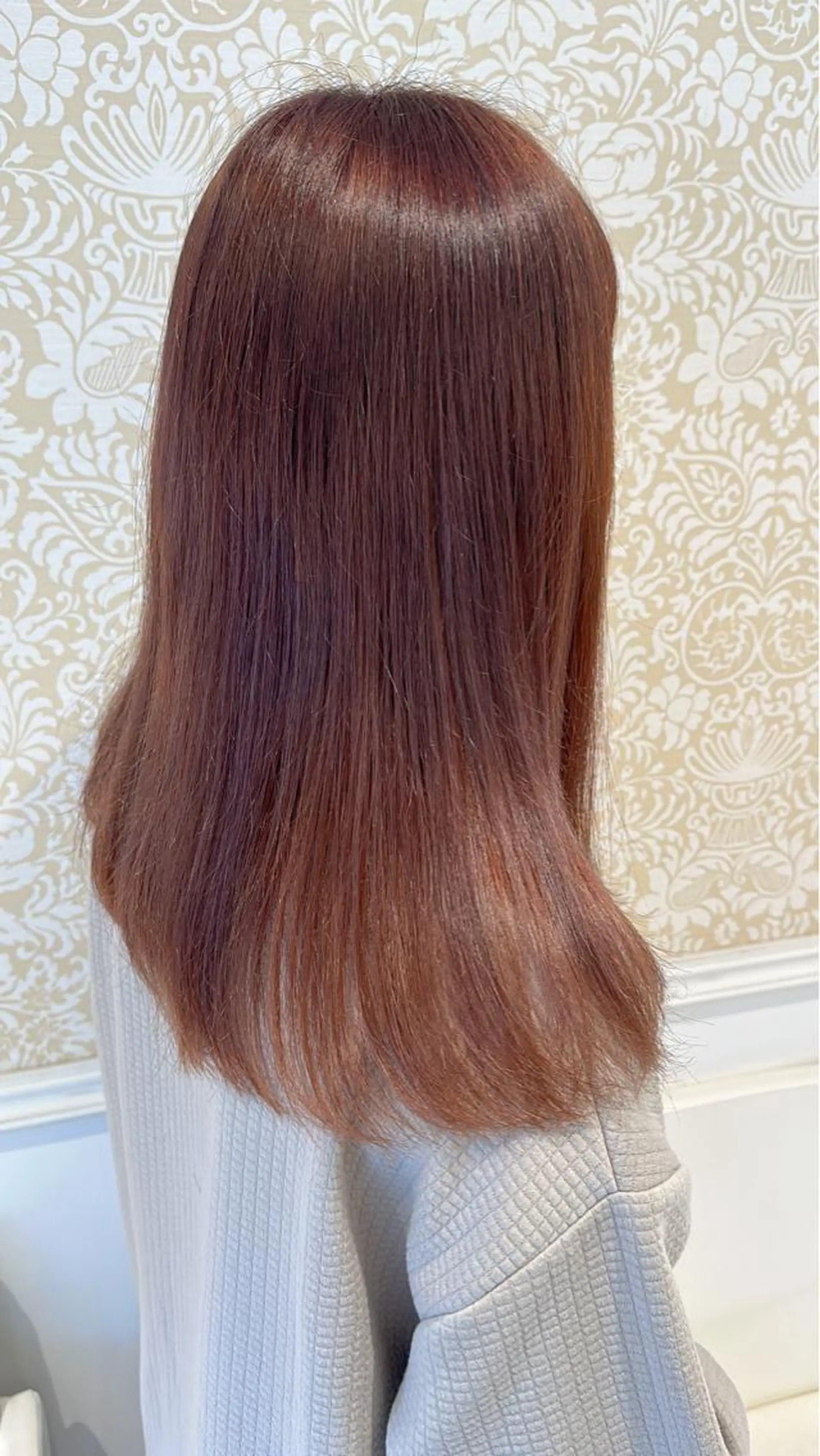 セミロング カラー 髪質改善カラー💎 オオネヨシナリのヘアスタイル