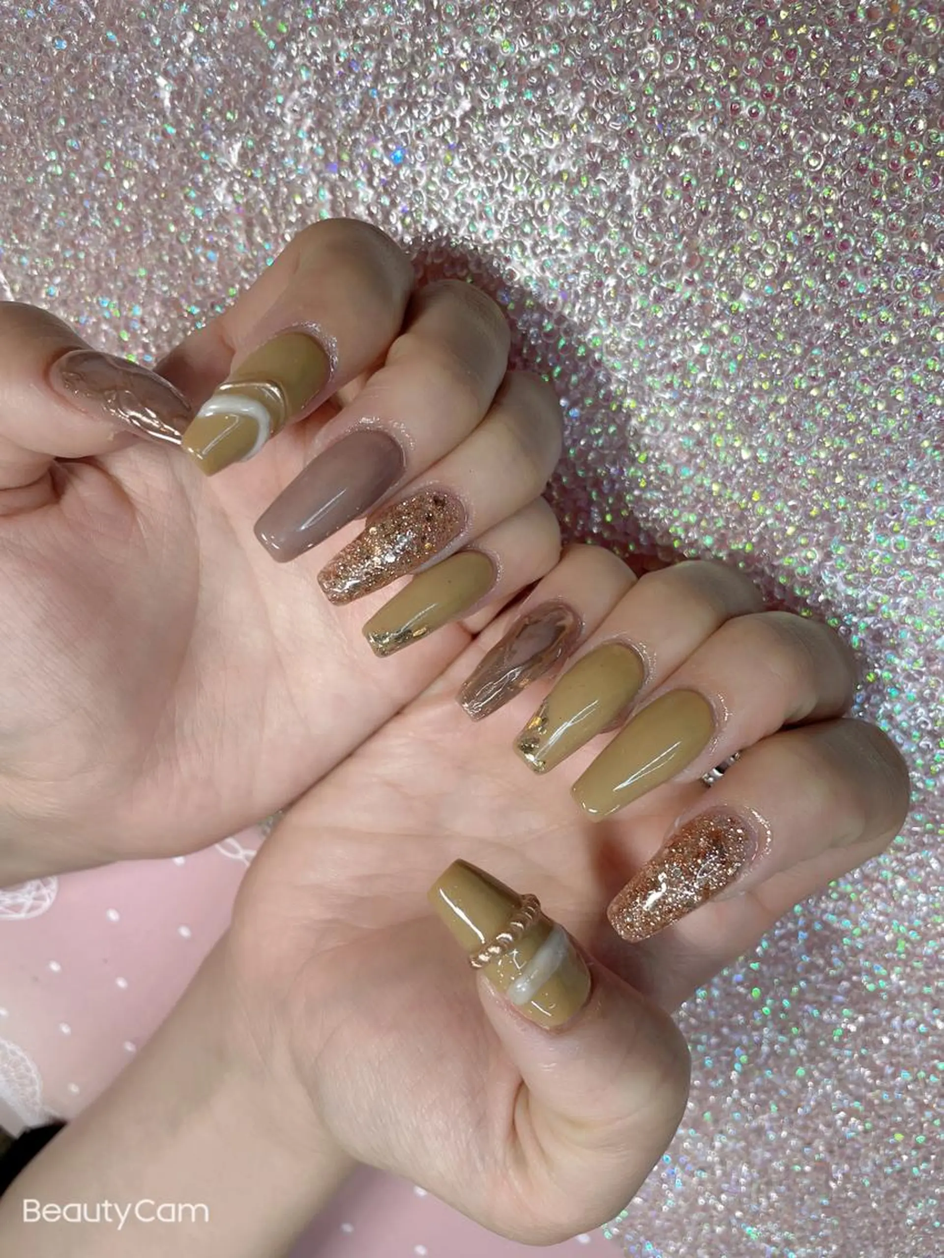 セミロング ネイル 《LB》ラブリエ Nail&eyeのマツエク・マツパデザイン