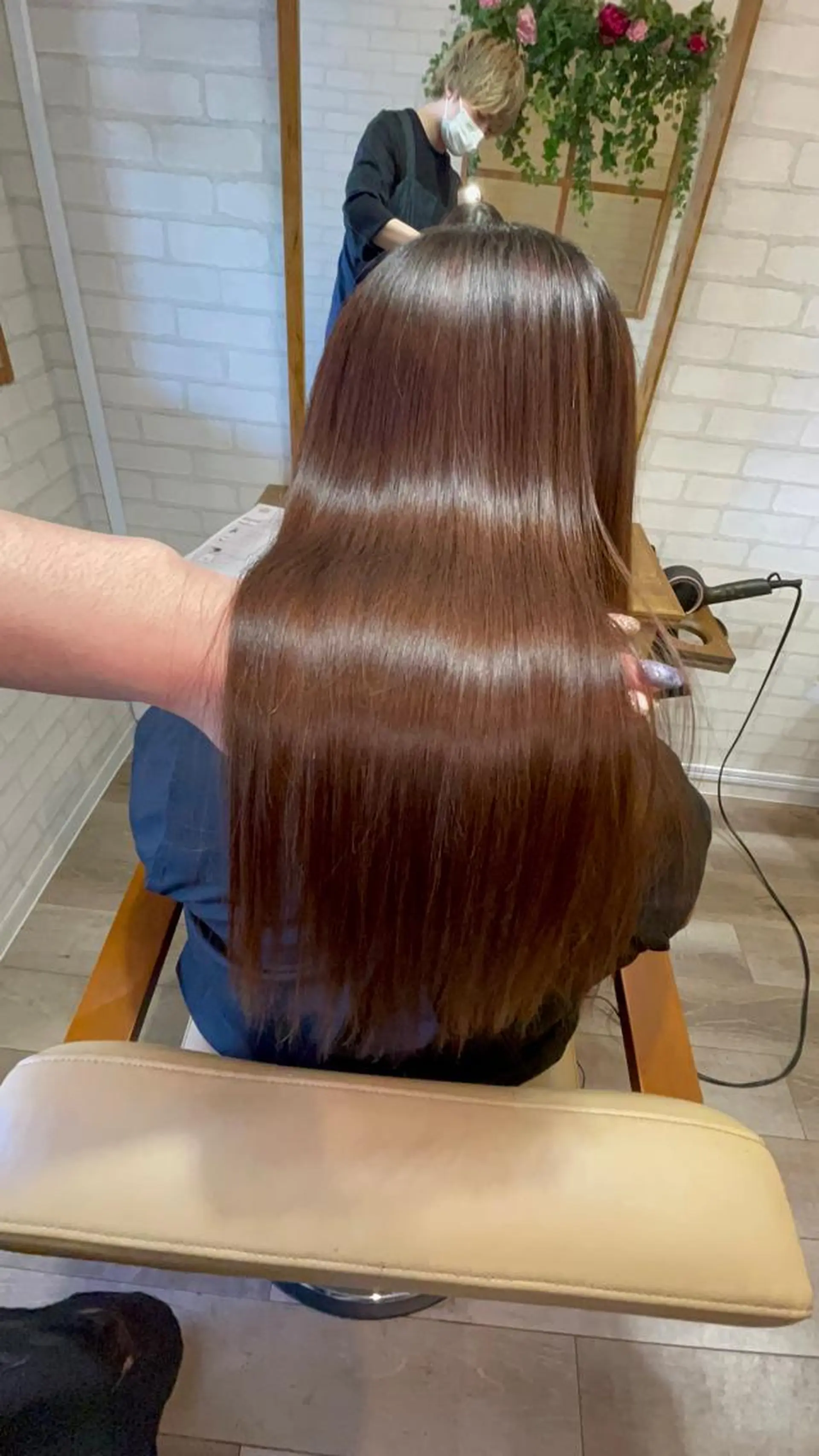 ロング 縮毛髪質改善特化 阿部はるかのヘアスタイル