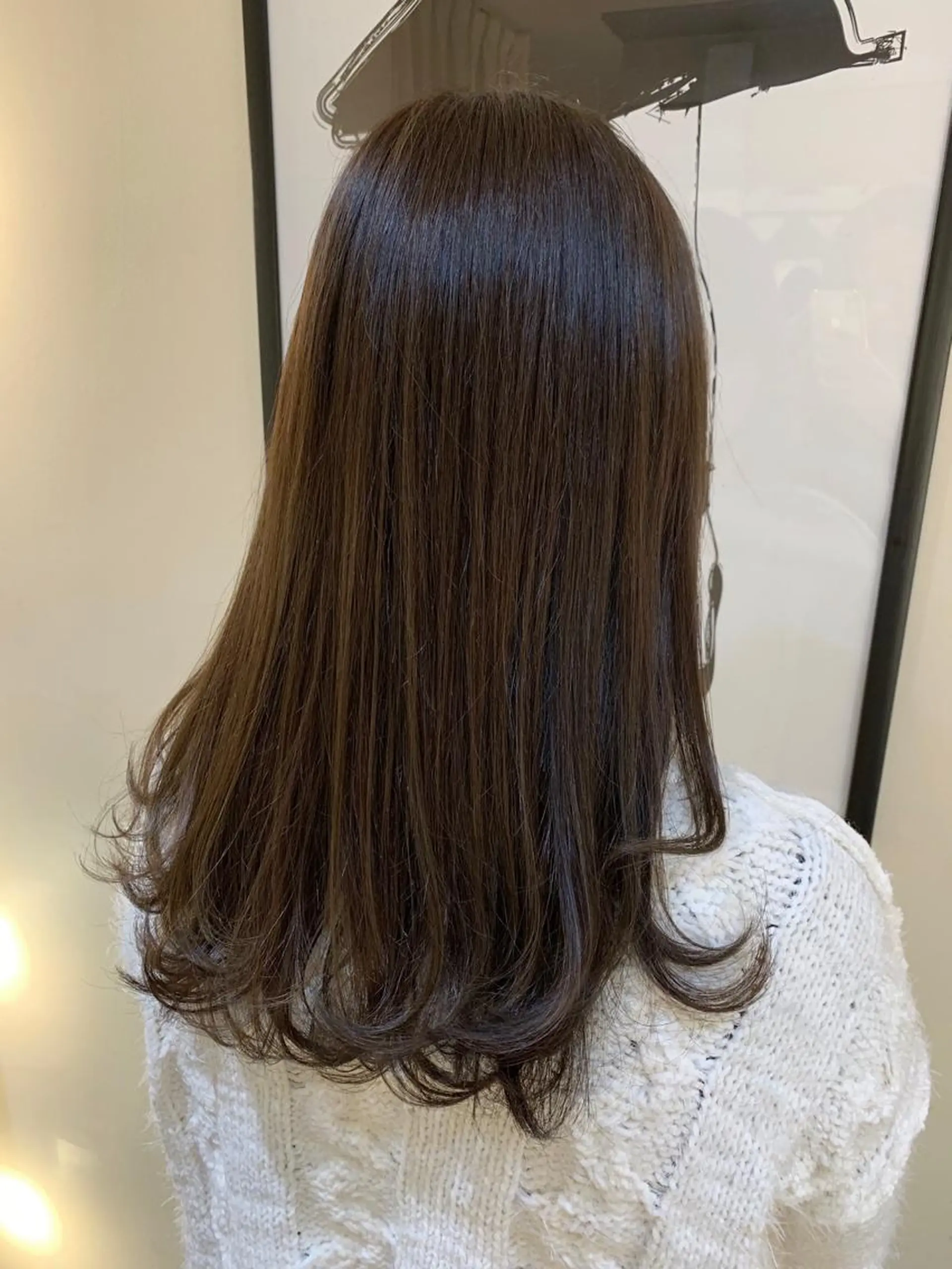 セミロング カラー グレージュ カット ヘアカラー トリートメント Remore所属・中塚 義人のヘアスタイル