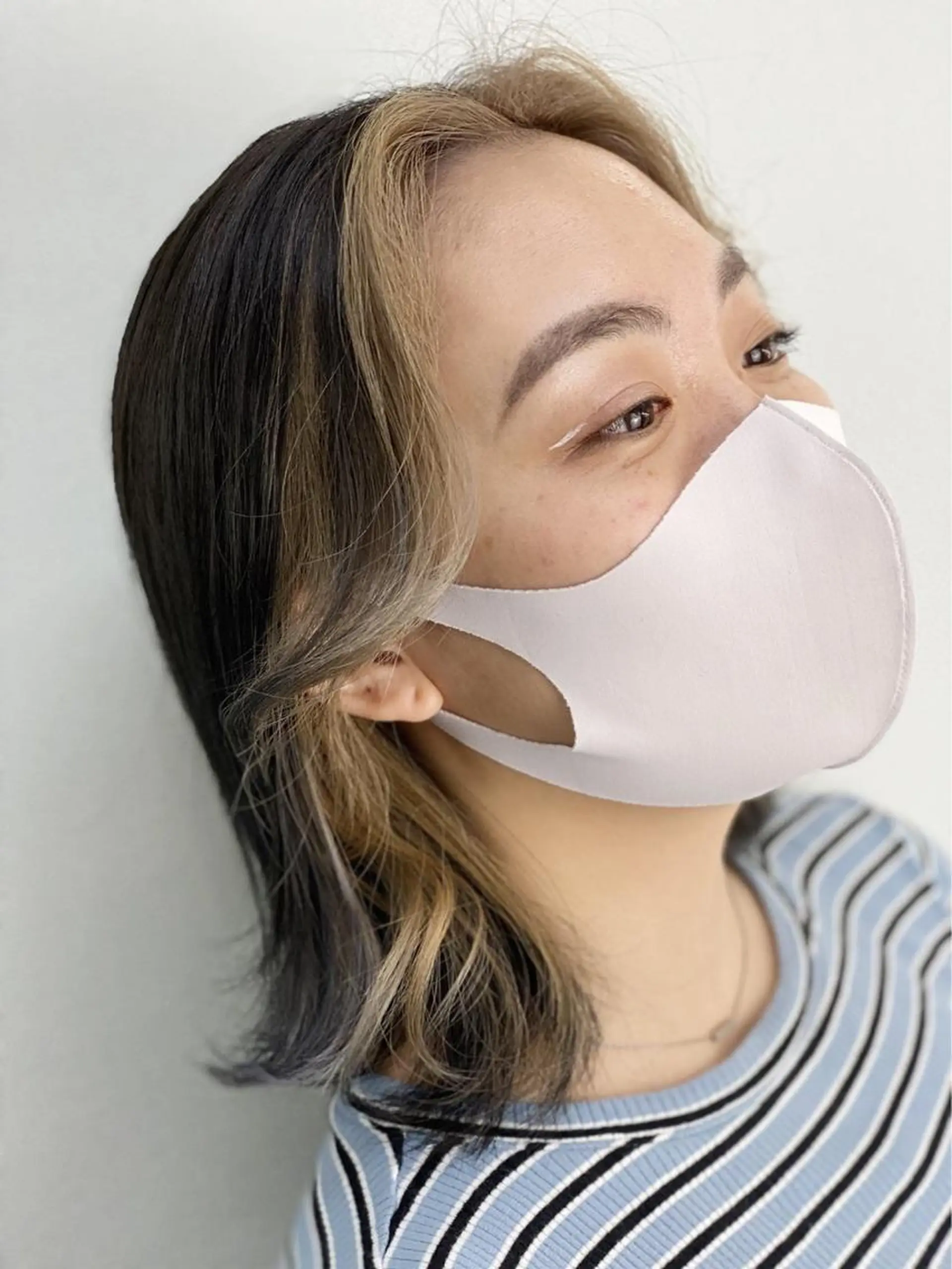 ショート カラー ミストバング  フェイスフレーミング BAY ソウタのヘアスタイル