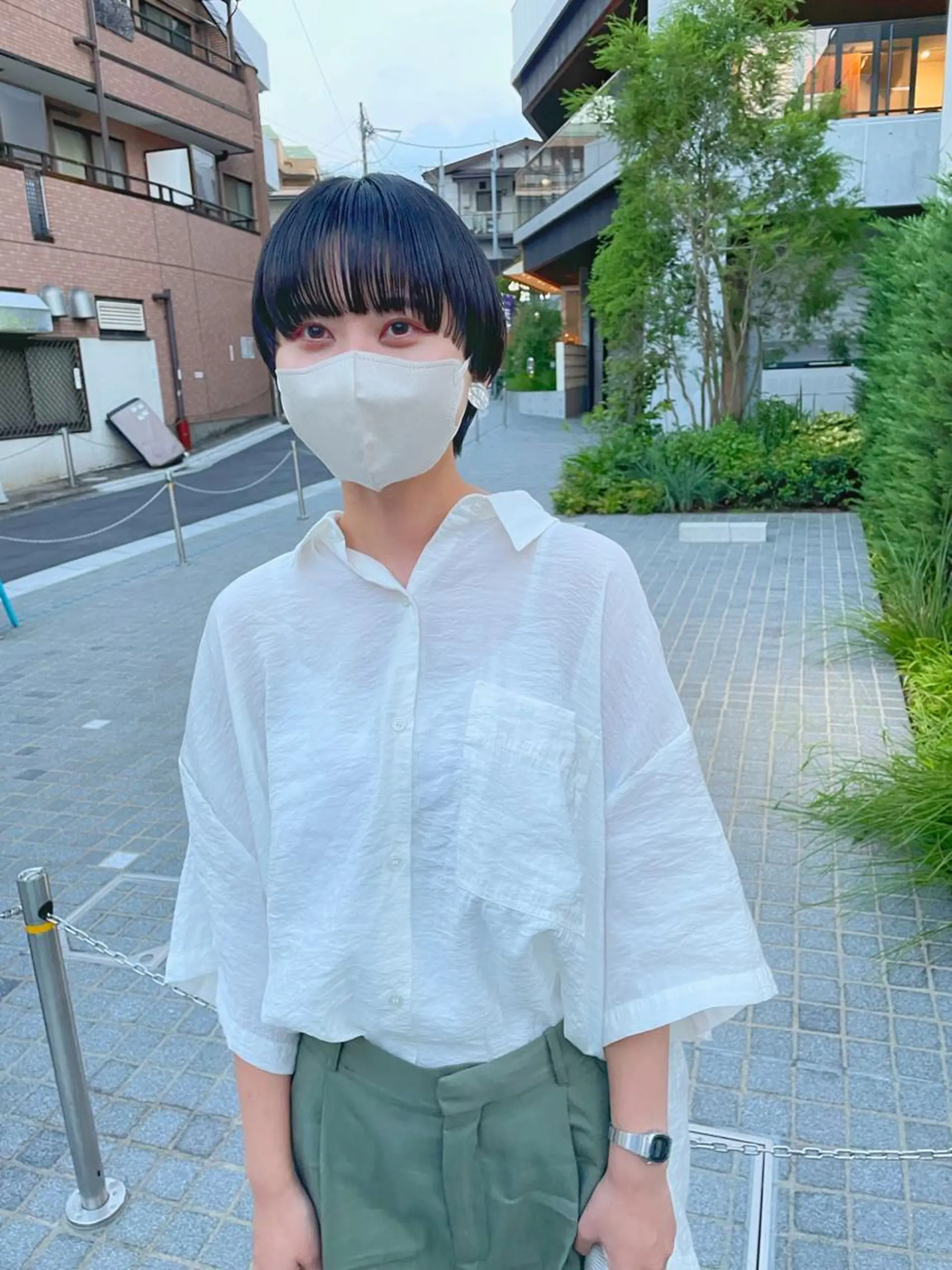 ショート ショートヘア パーマ/透明感カラー /ボブ/吉田一生のヘアスタイル