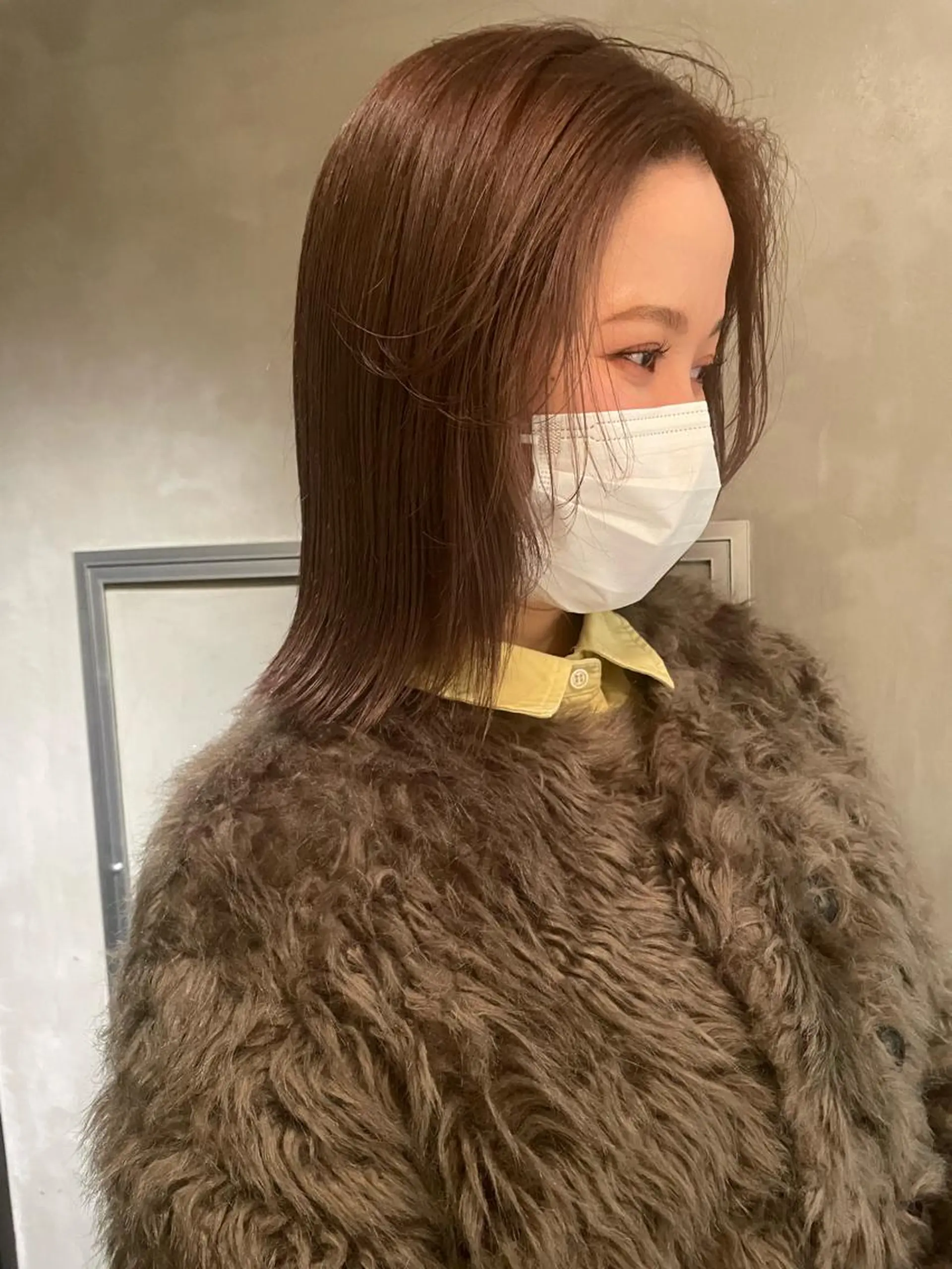 ミディアム カラー カット ヘアカラー トリートメント 大人girly🛋️ 🤍yukakoのヘアスタイル