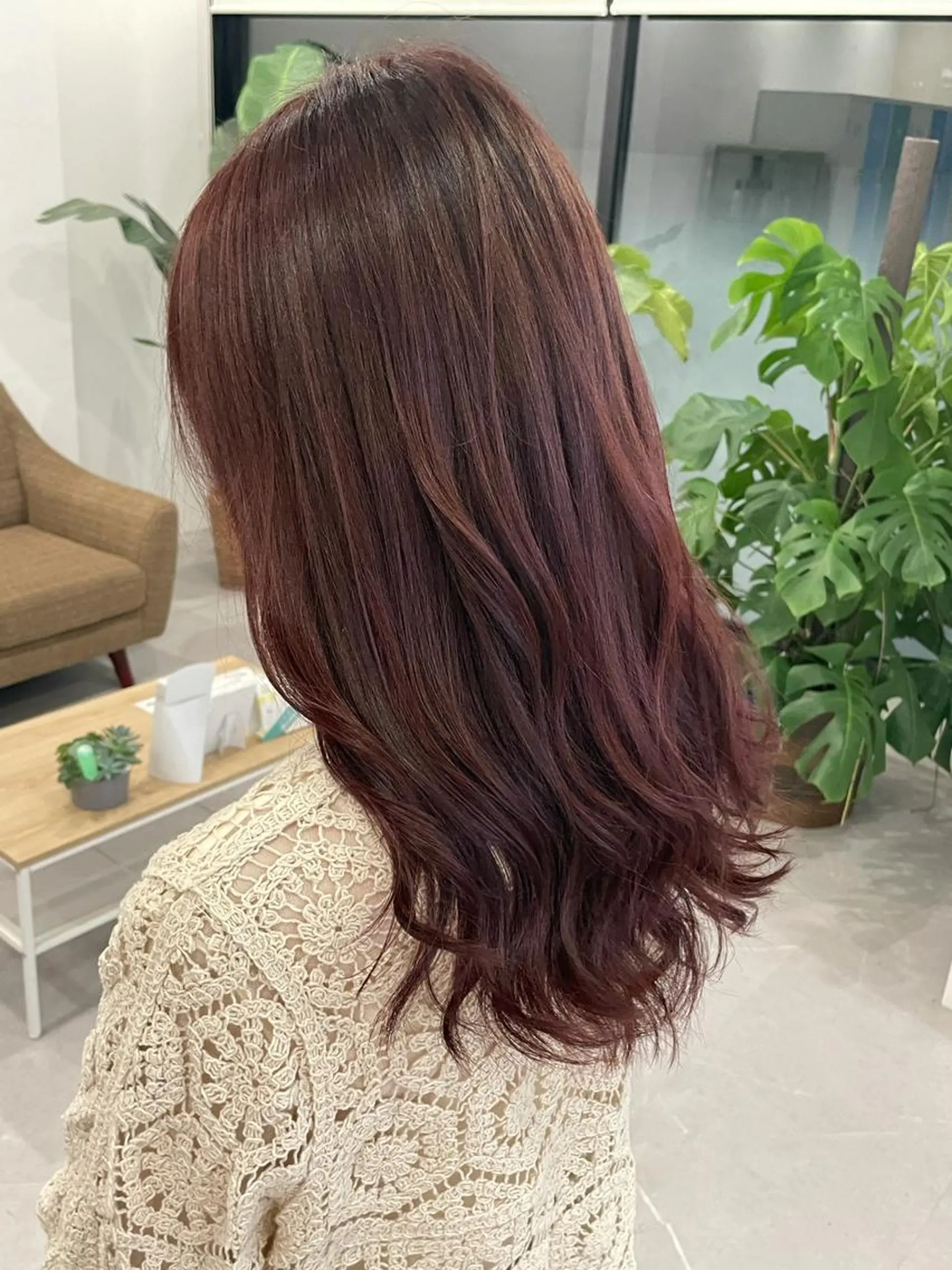 ロング カット ヘアカラー トリートメント 松本 翔吾のヘアスタイル