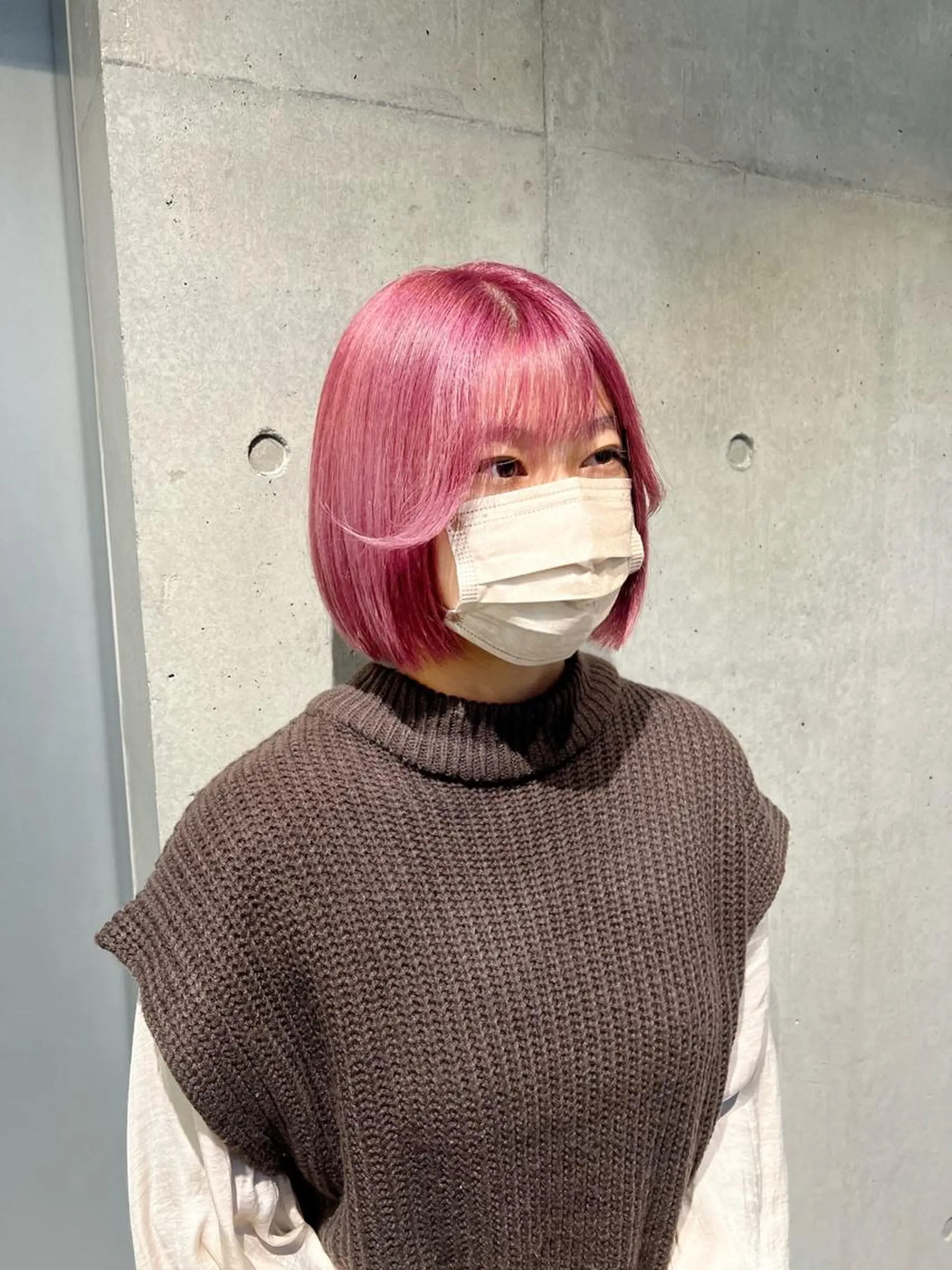 ミディアム カラー カット ヘアカラー トリートメント 赤みゼロ/透明感 カラー🌿KANTAのヘアスタイル