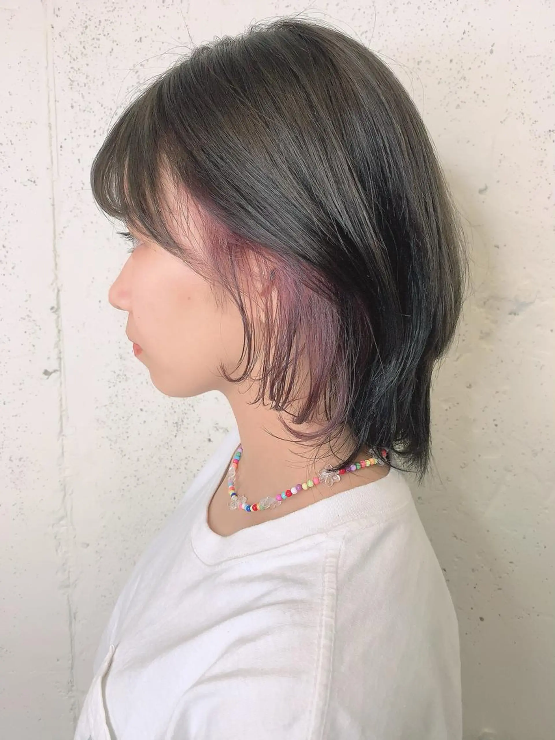 ショート カラー ヘアカラー 透明感ハイトーン🦄 キラ🌈のヘアスタイル
