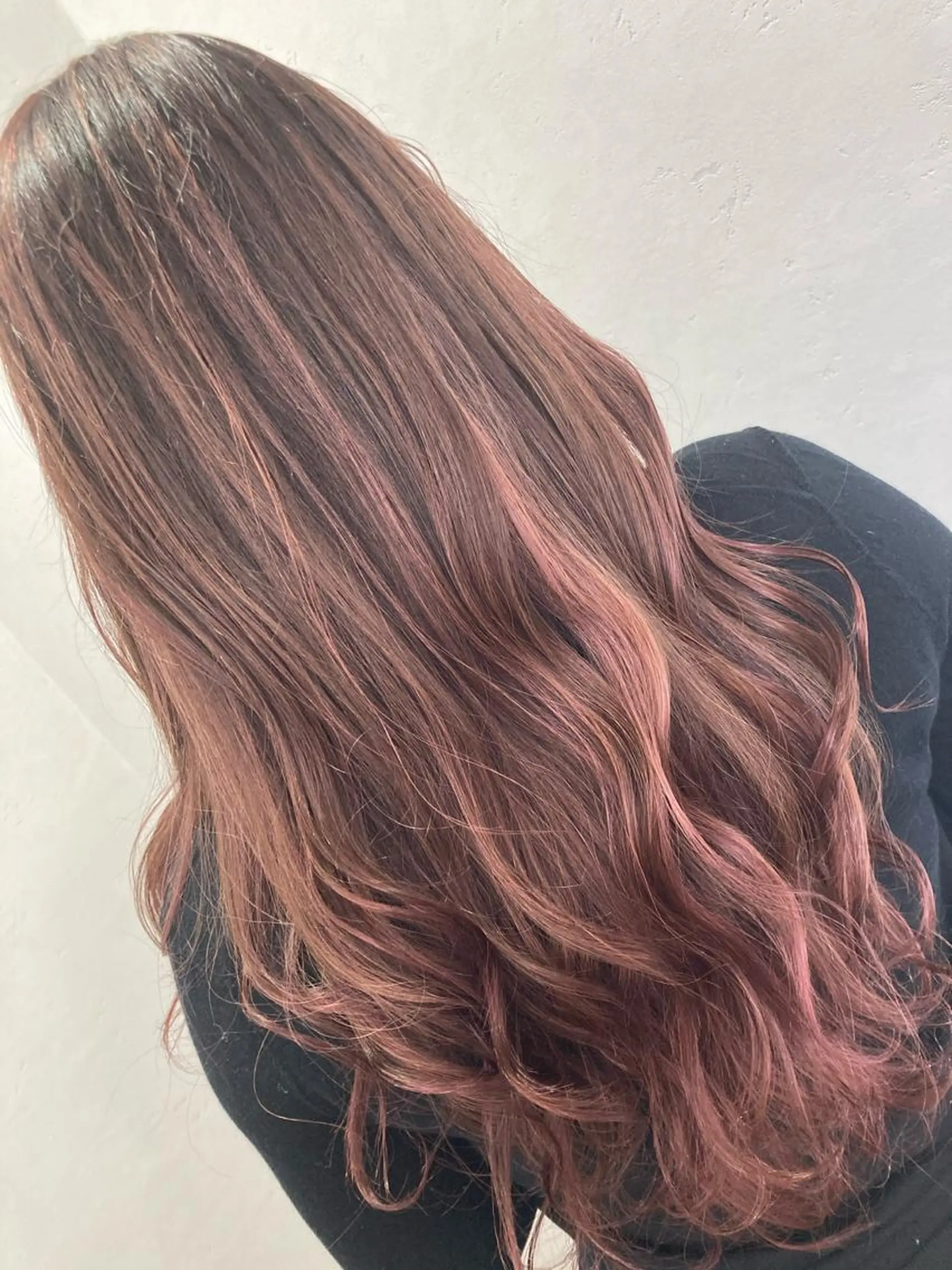 ロング カラー パーマ カット ヘアカラー トリートメント ヘッドスパ ブリーチ毛縮毛矯正 👑山口のヘアスタイル