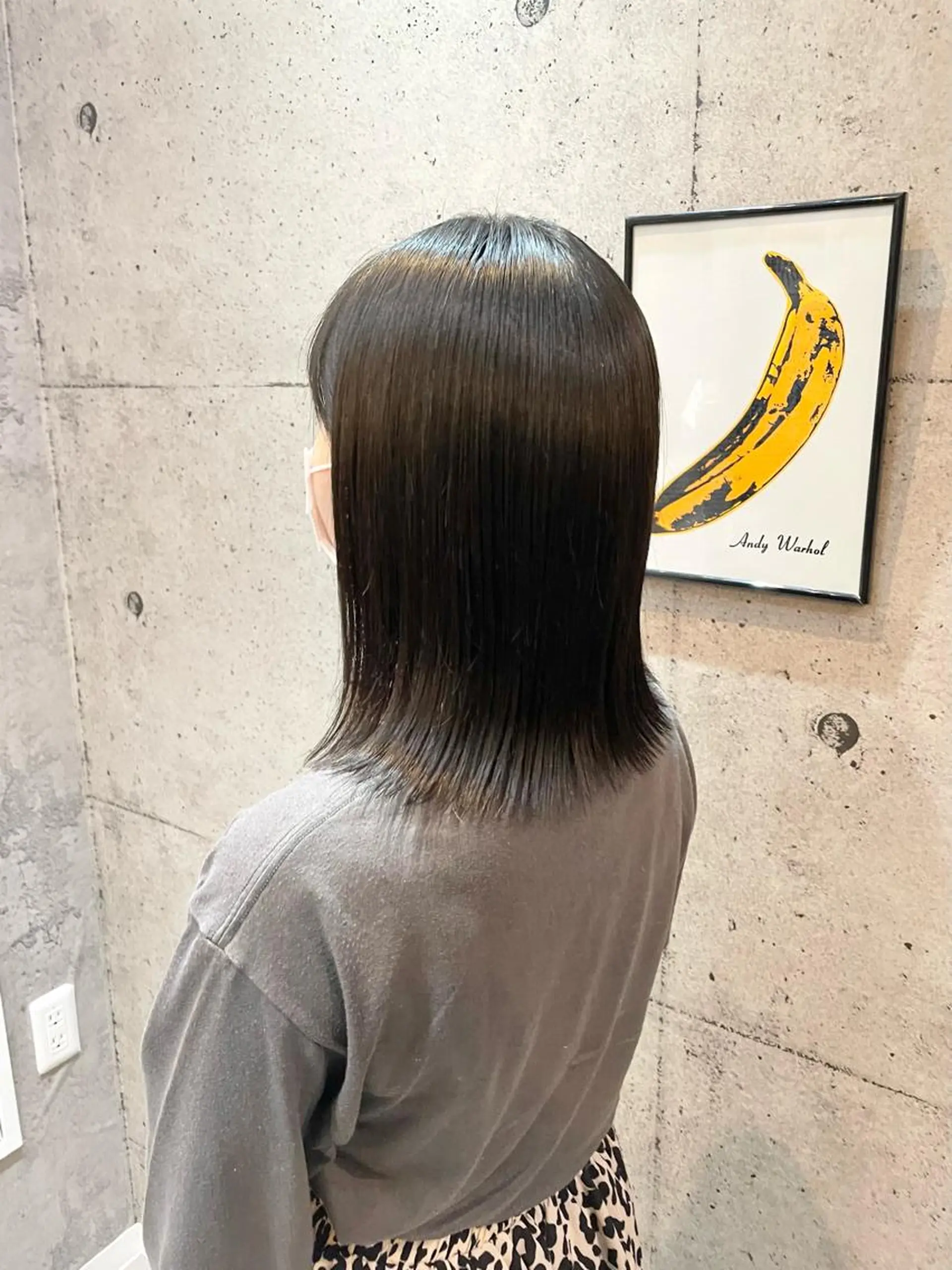 ミディアム カット 縮毛矯正 🔷ブリーチバレイヤ ージュ🔷飯野達也のヘアスタイル