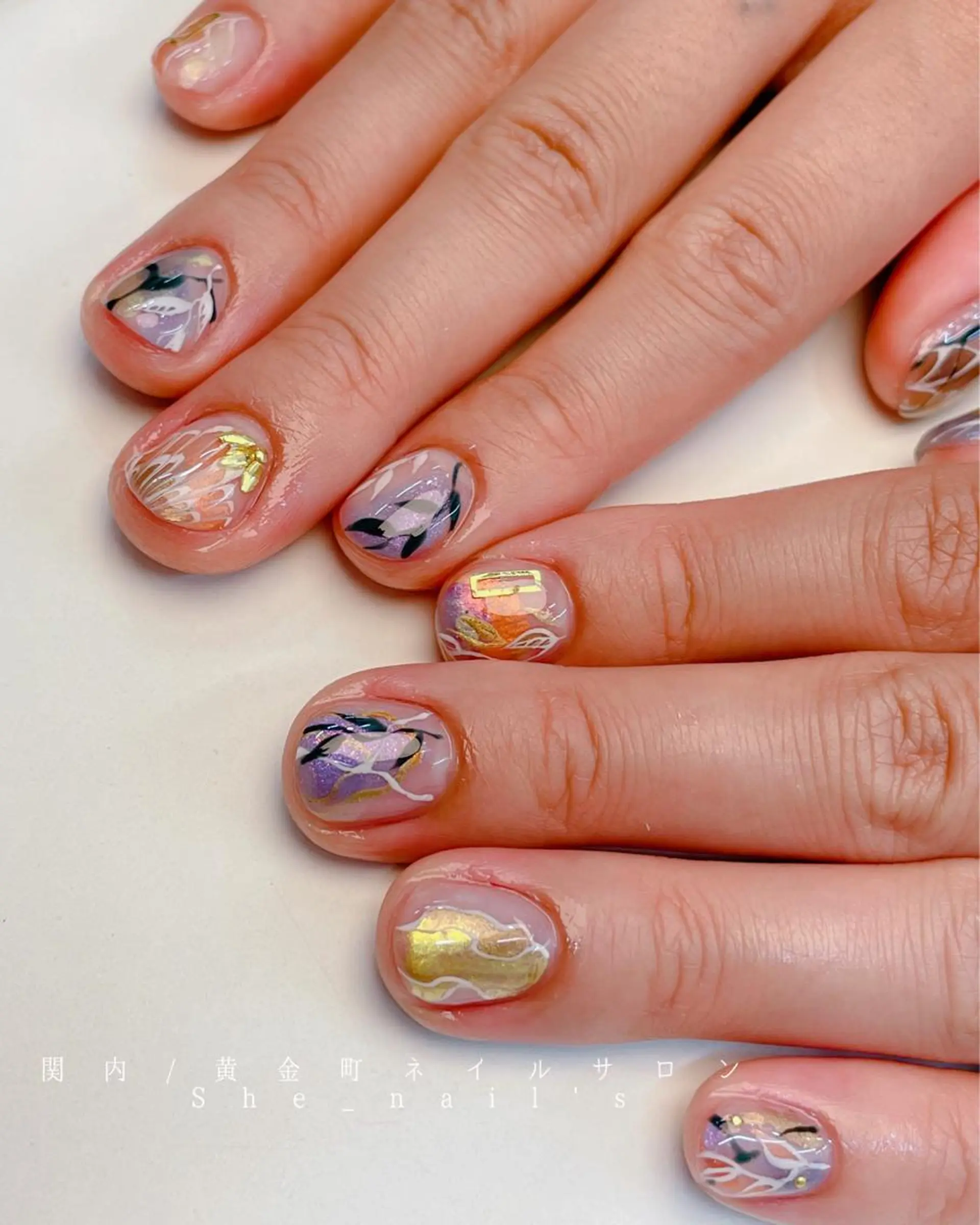 ネイル Blushオーナー Shiinaのネイルデザイン