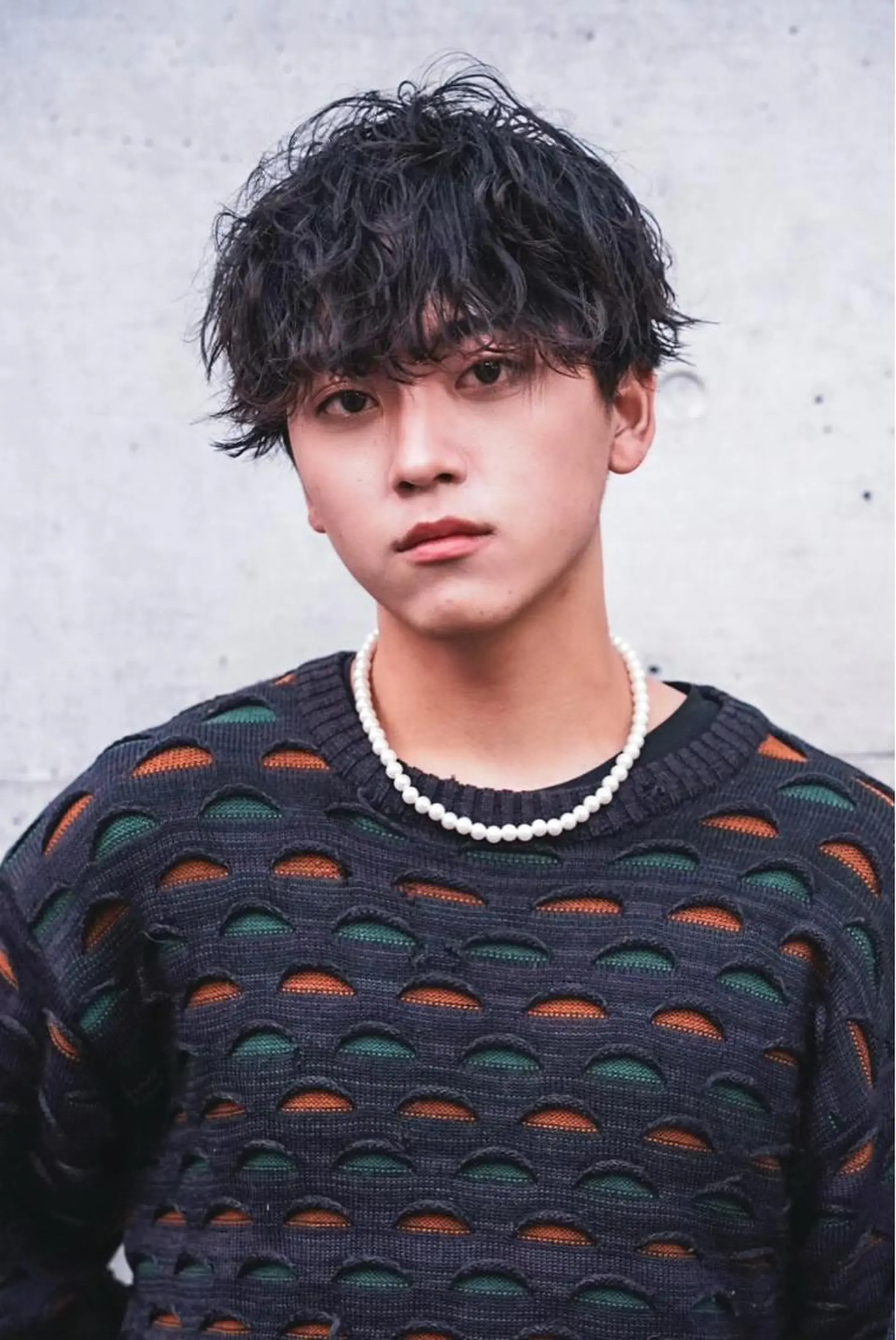 ミディアム パーマ メンズ kei/透明感カラー /縮毛矯正/メンズのヘアスタイル