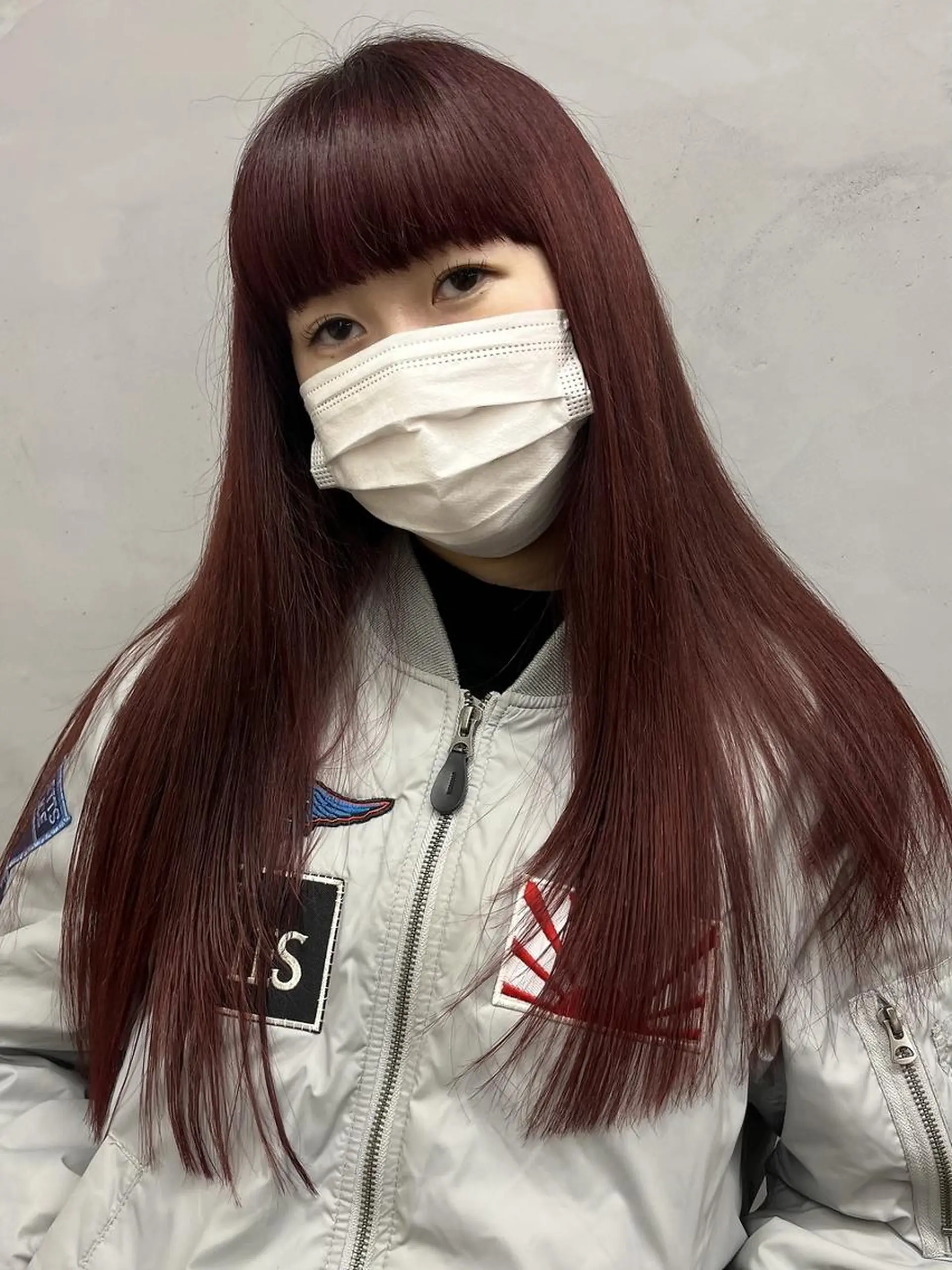 ロング カット ヘアカラー momoca/松本/ 暖色カラー/ボブのヘアスタイル