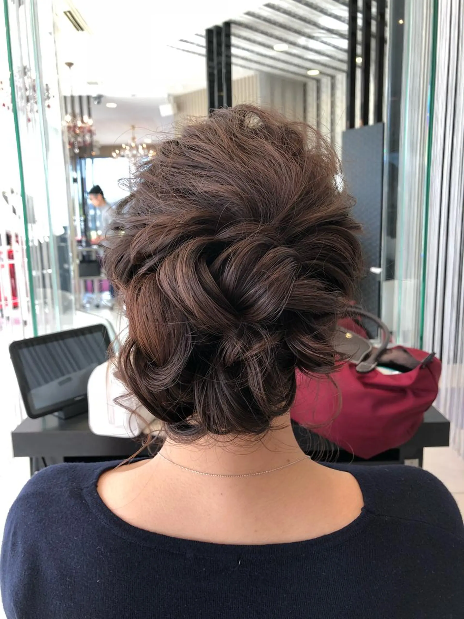 ミディアム ヘアアレンジ 結婚式・ブライダル ヘアセット 大塚 貴之のヘアスタイル