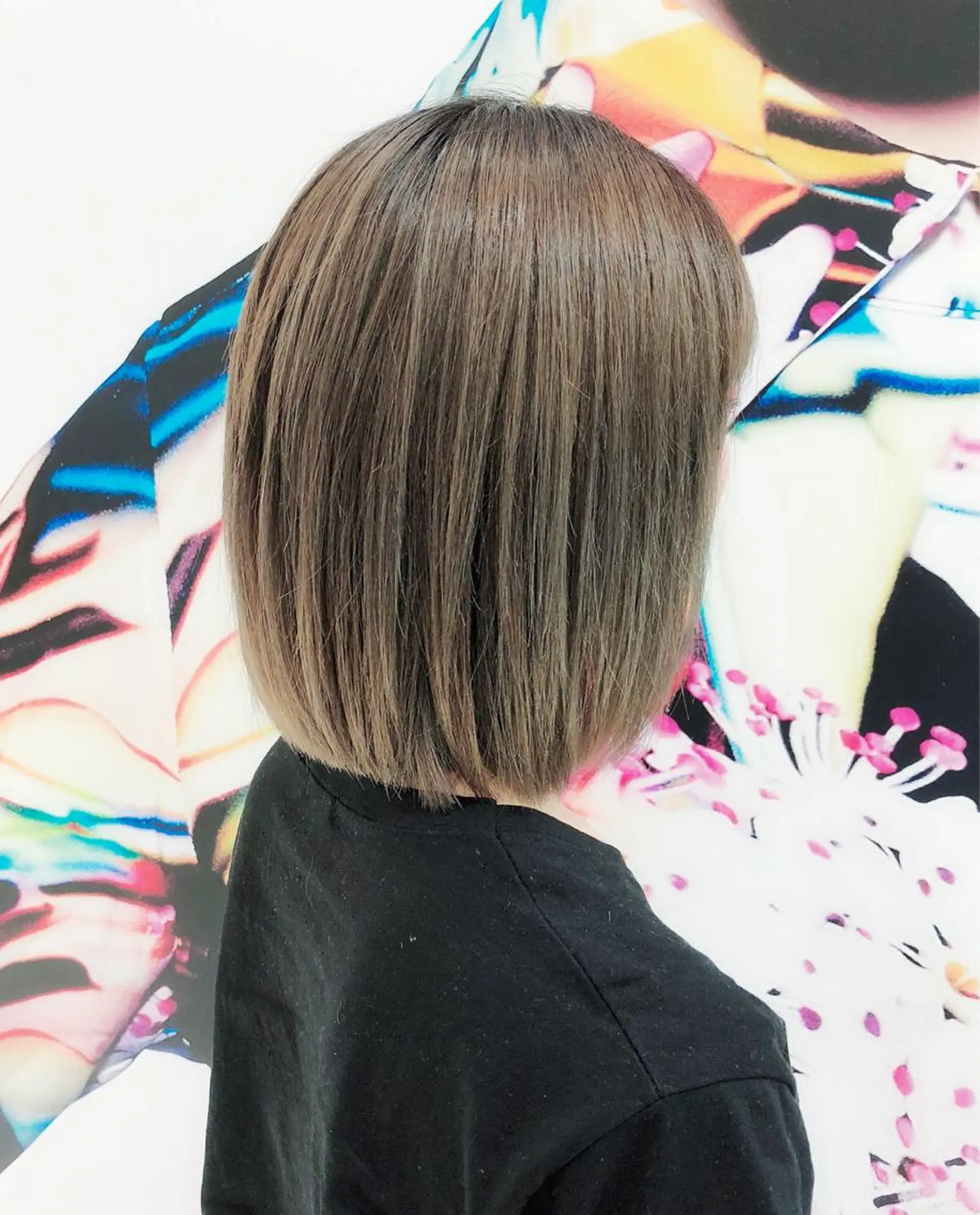 ミディアム パーマ ミディアムパーマ nex the salon vlow所属・趙 英来のヘアスタイル