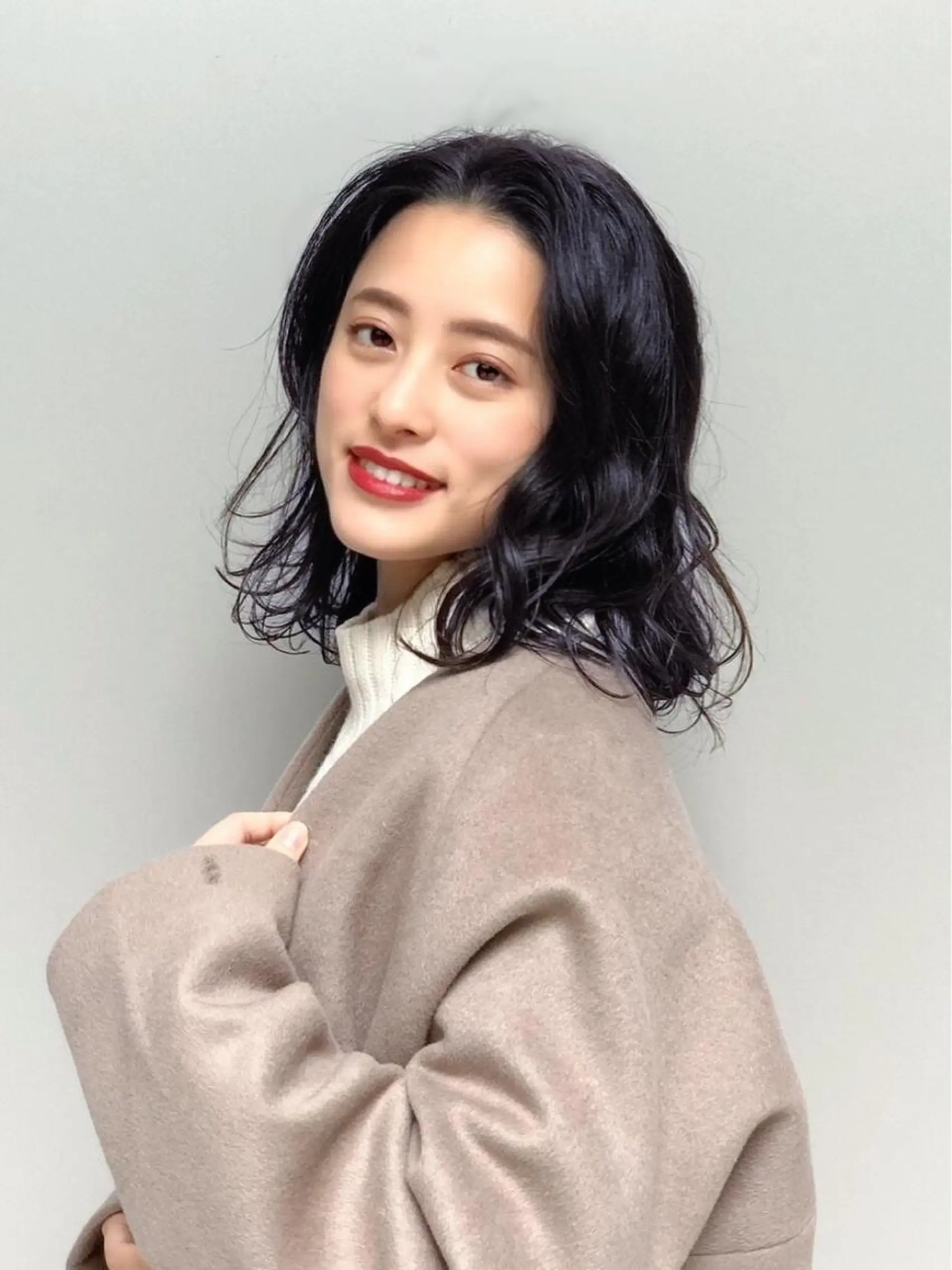 ミディアム カラー ヘアアレンジ 能登谷 きよのヘアスタイル