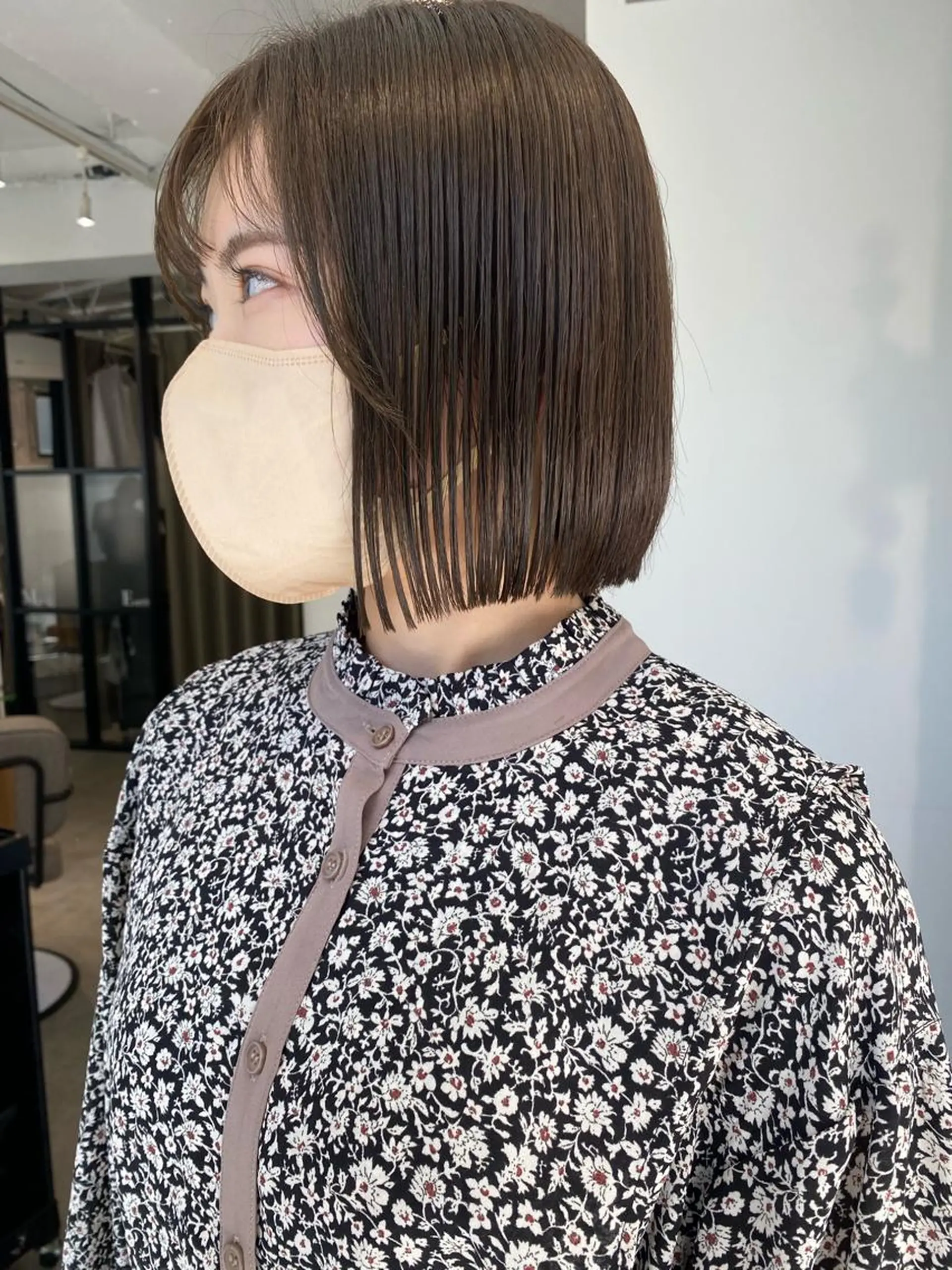 ショート カラー カット ヘアカラー トリートメント センターパート/ 暖色カラーayuのヘアスタイル