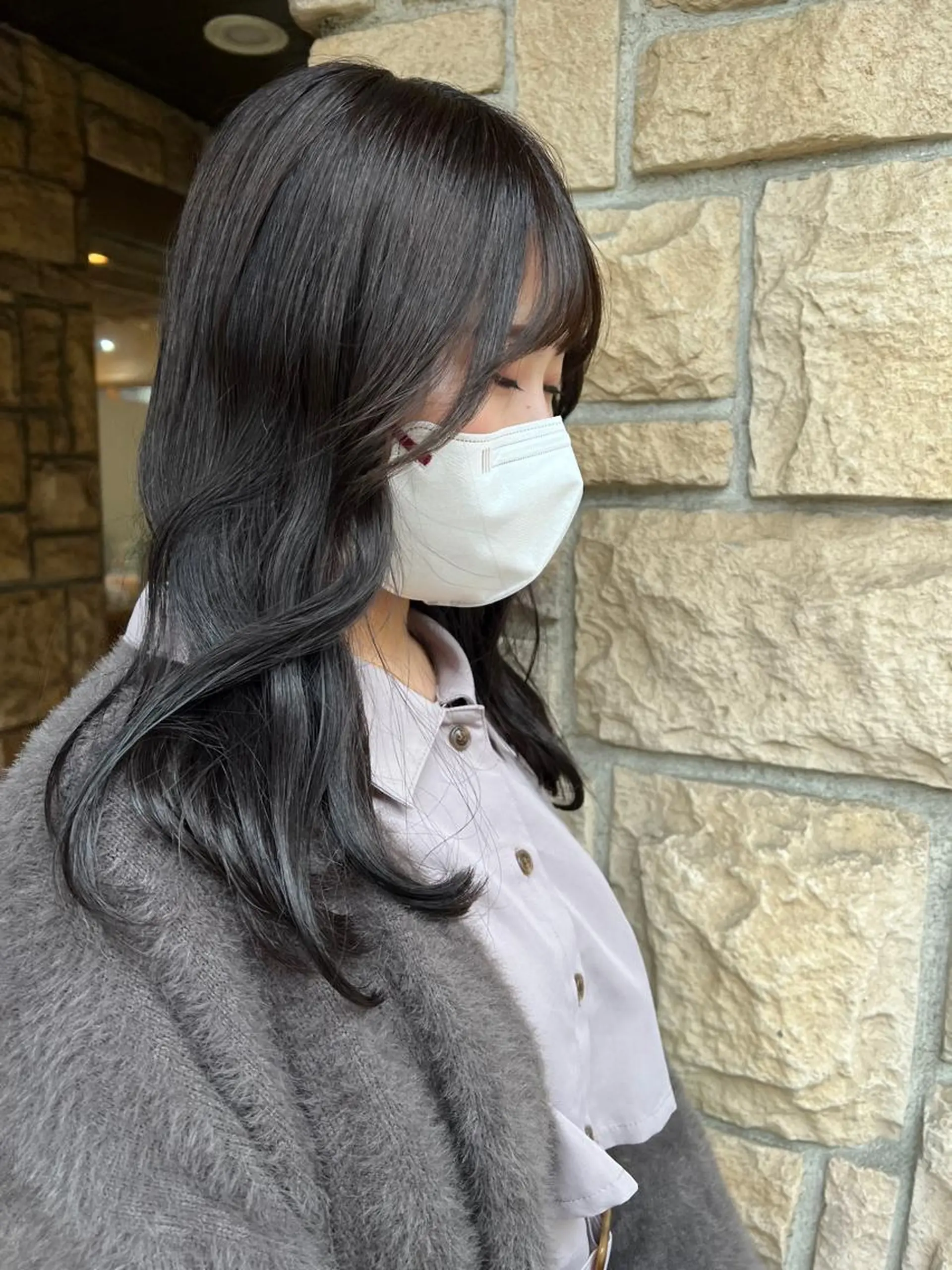 ロング カラー miku 三ノ輪のヘアスタイル