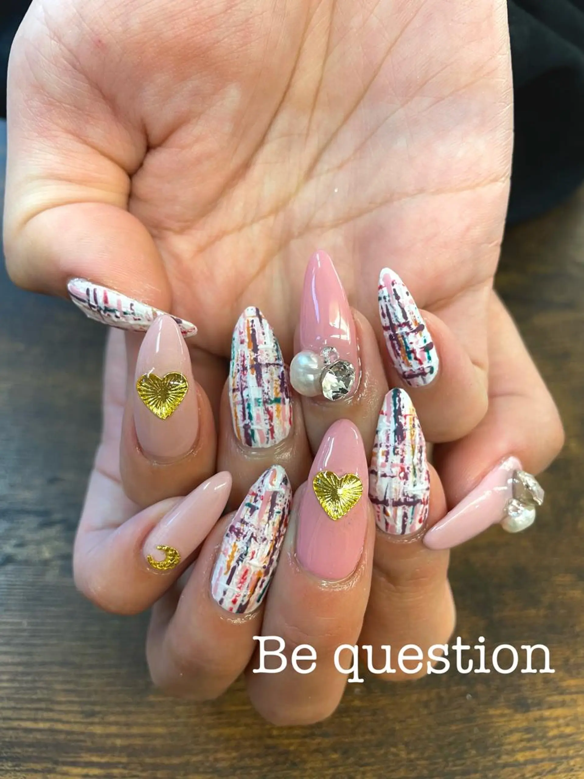 ネイル マットネイル ツイードネイル ueki junのネイルデザイン