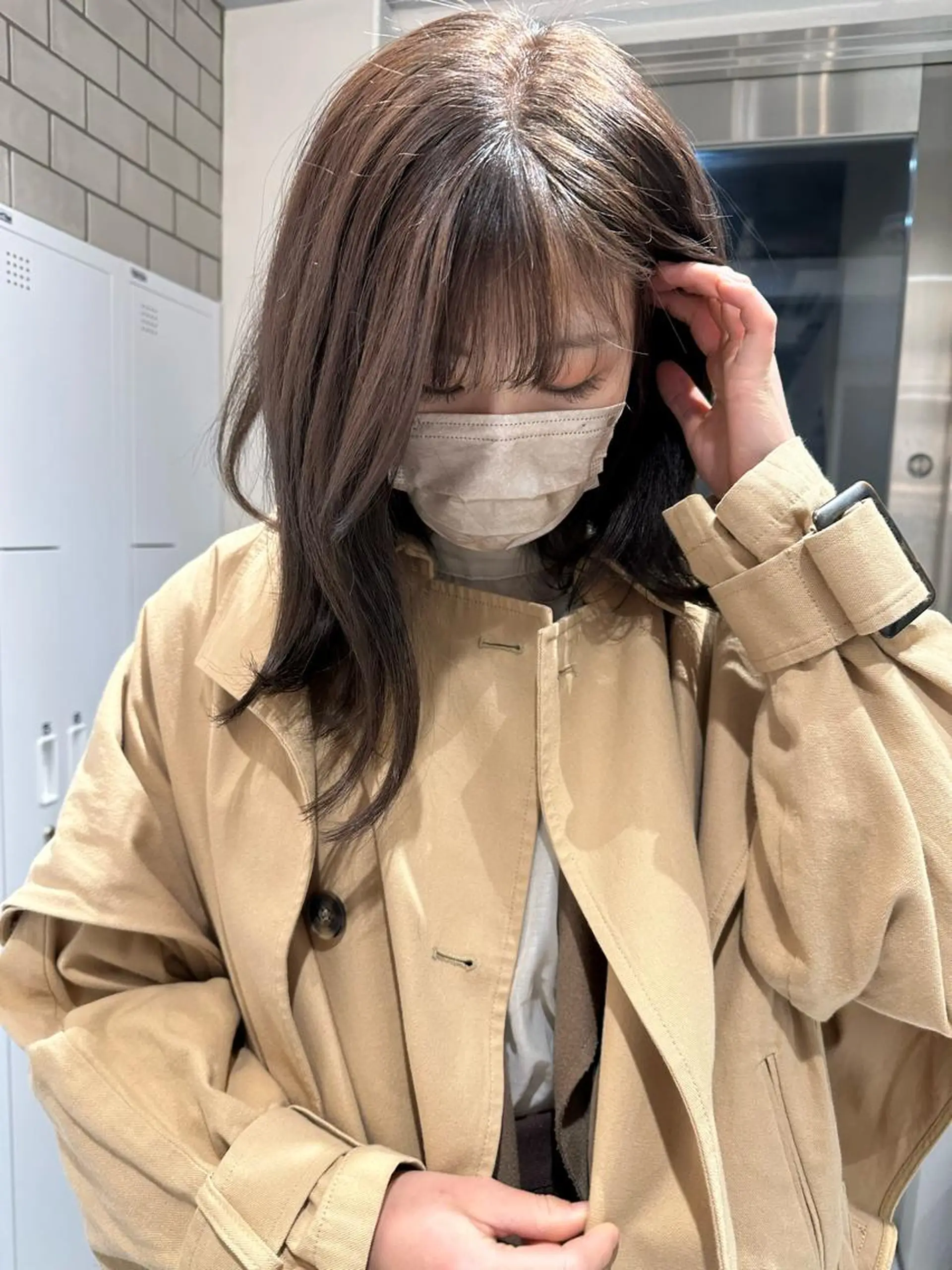 セミロング ヘアカラー トリートメント ୨୧柔らかいカラー nozomi ୨୧のヘアスタイル