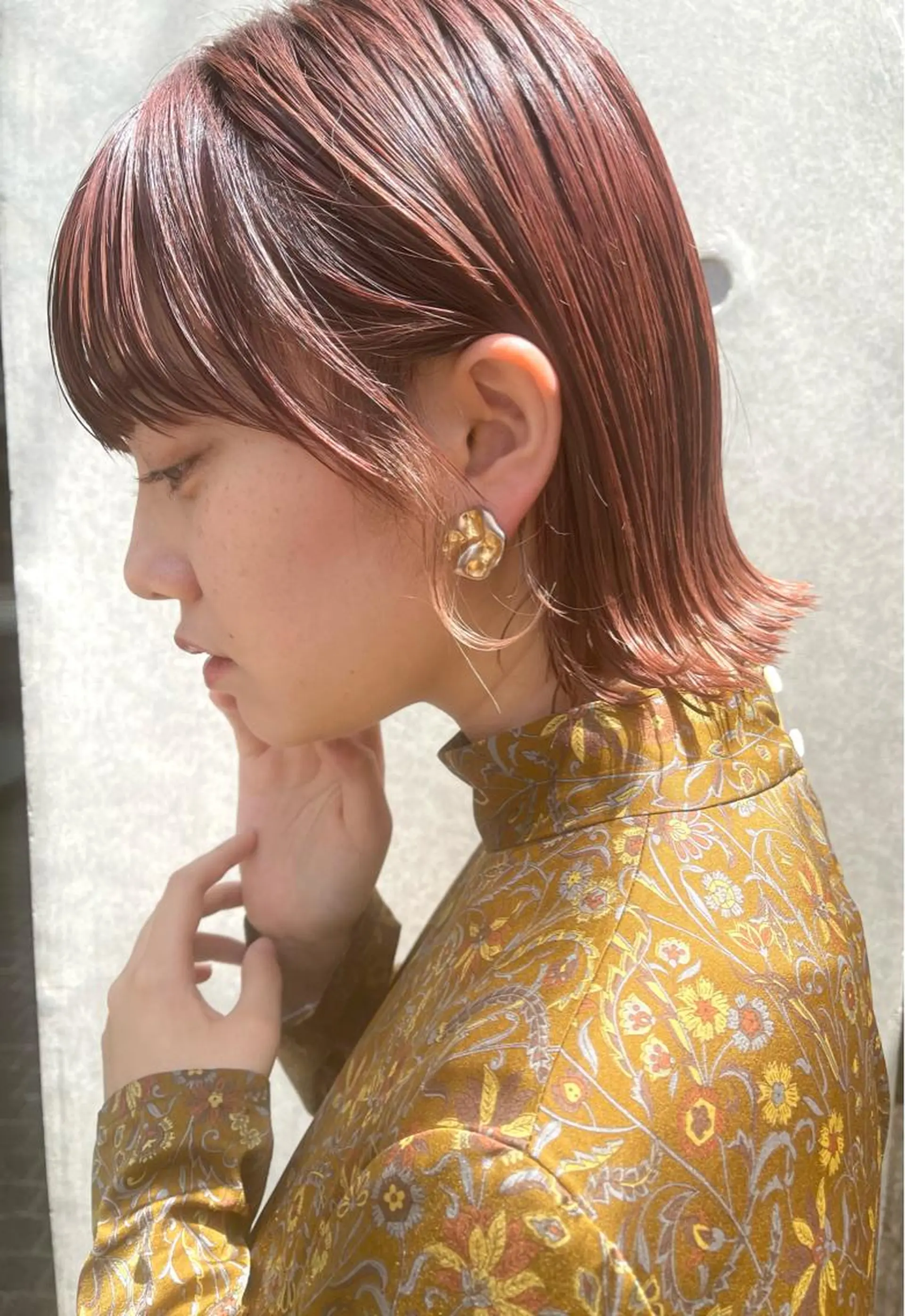 ミディアム カット ヘアカラー トリートメント 川本 裕🌿のヘアスタイル