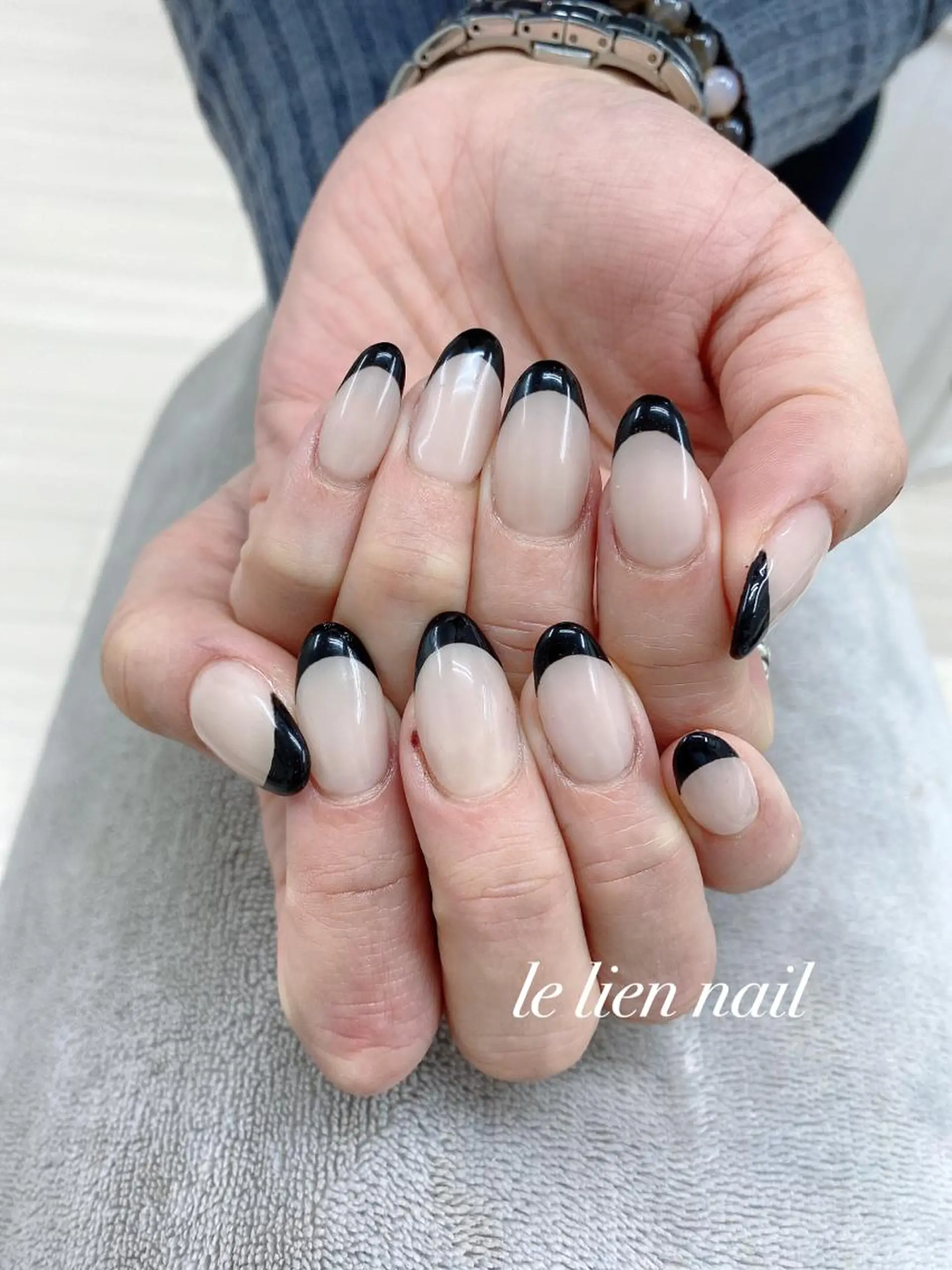 ネイル フレンチネイル le lien nailのネイルデザイン