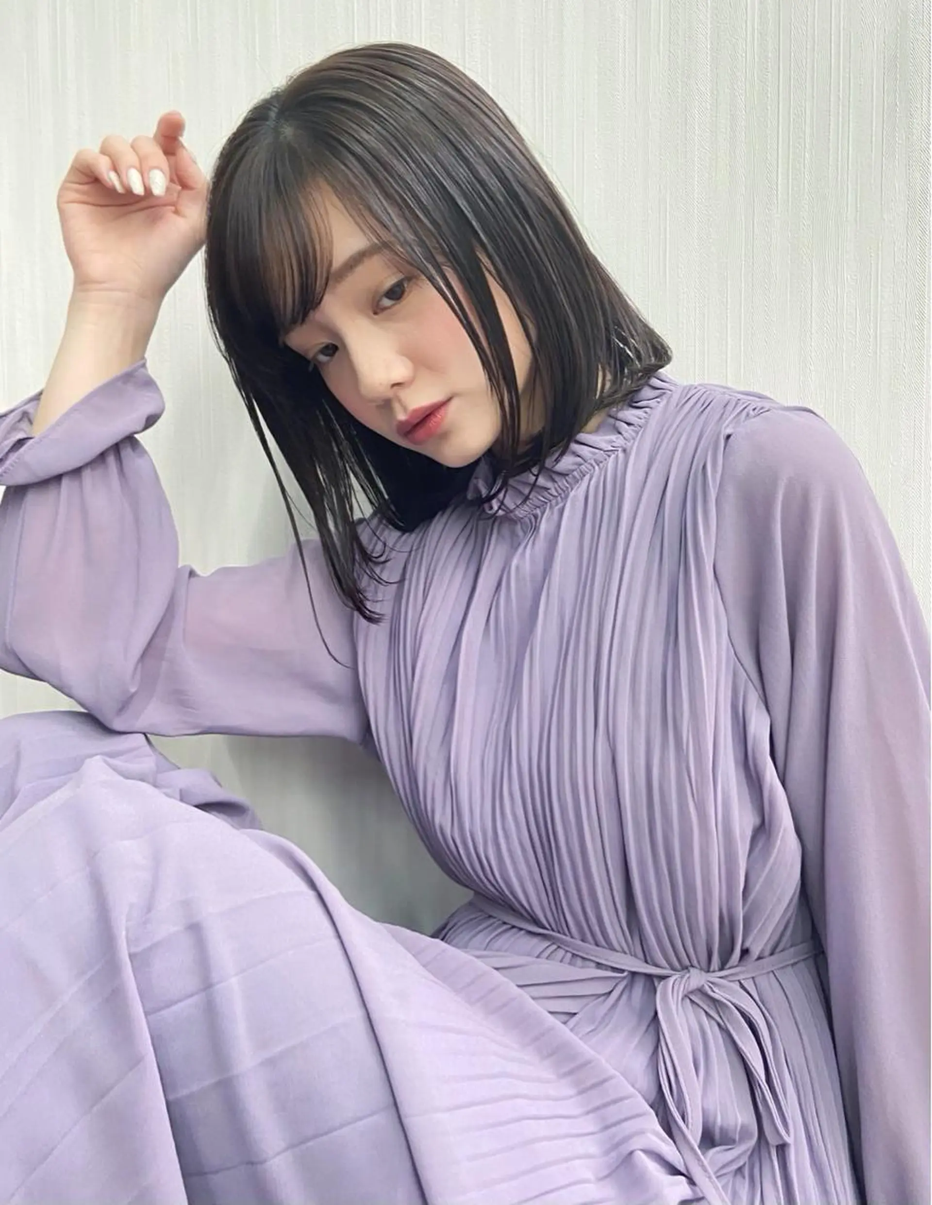 ミディアム カラー WEG所属・韓国レイヤー/艶髪 WATSUKIのヘアスタイル