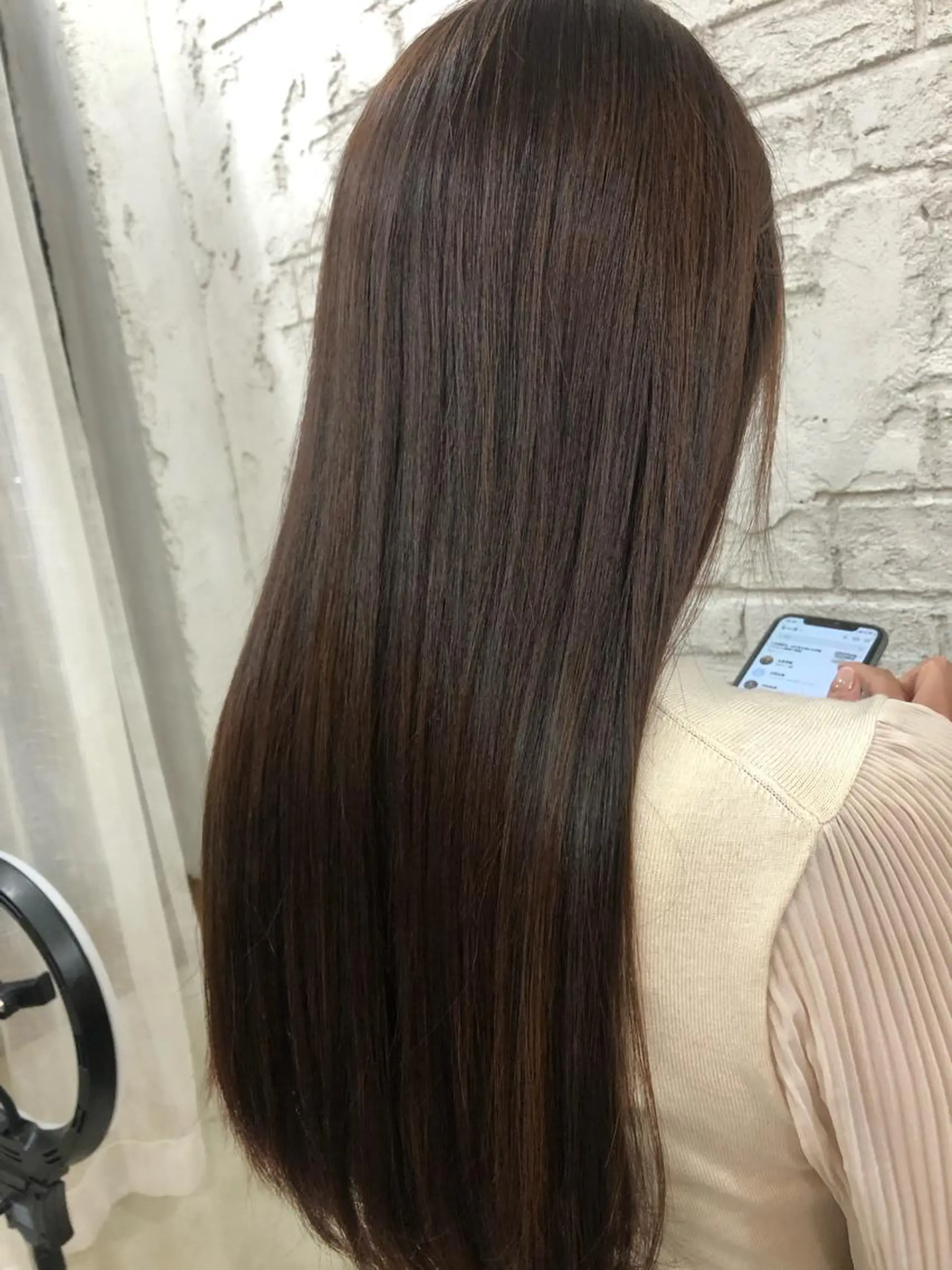 カラー 縮毛矯正 🤍Asuka 🤍のマツエク・マツパデザイン