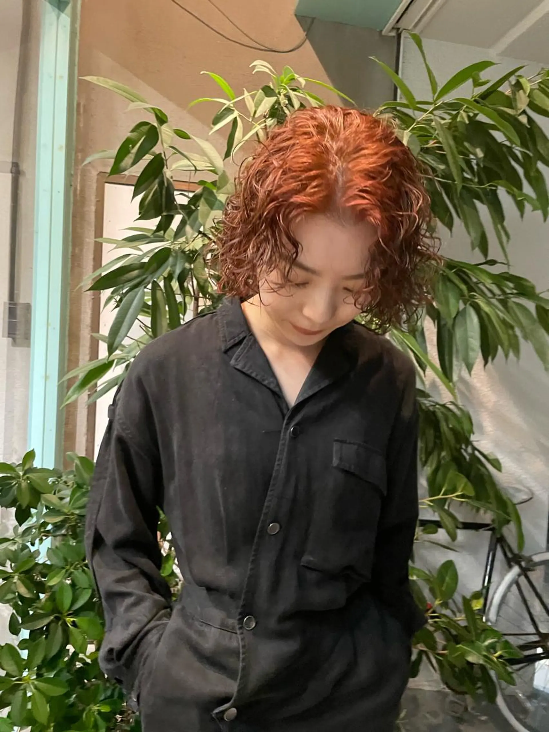 ショート カラー パーマ 垢抜けボブ/SAHO /OAK溝の口のヘアスタイル