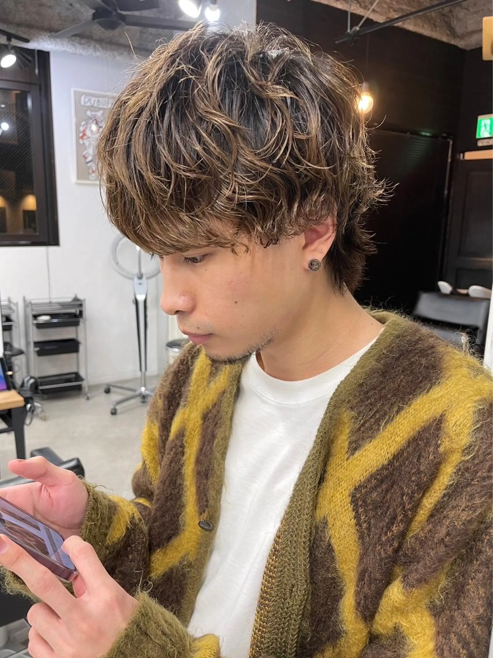 パーマ メンズ メンズパーマ 🧸艶々韓国ヘア 🧁mizunaのヘアスタイル