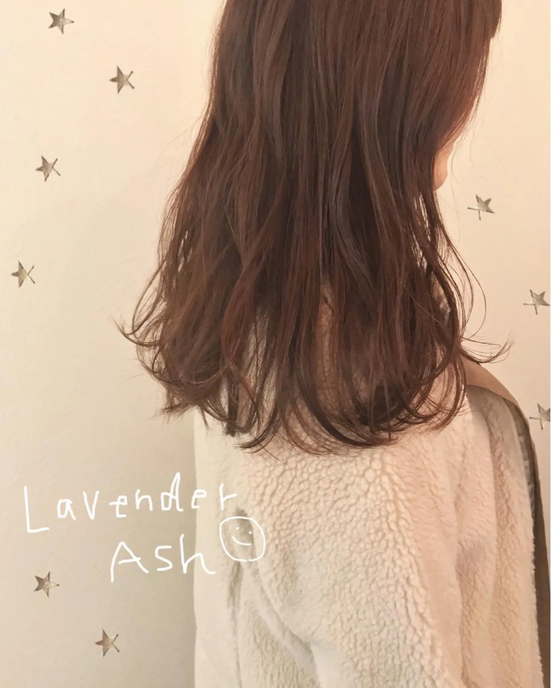 セミロング カラー 市川 千夏のヘアスタイル