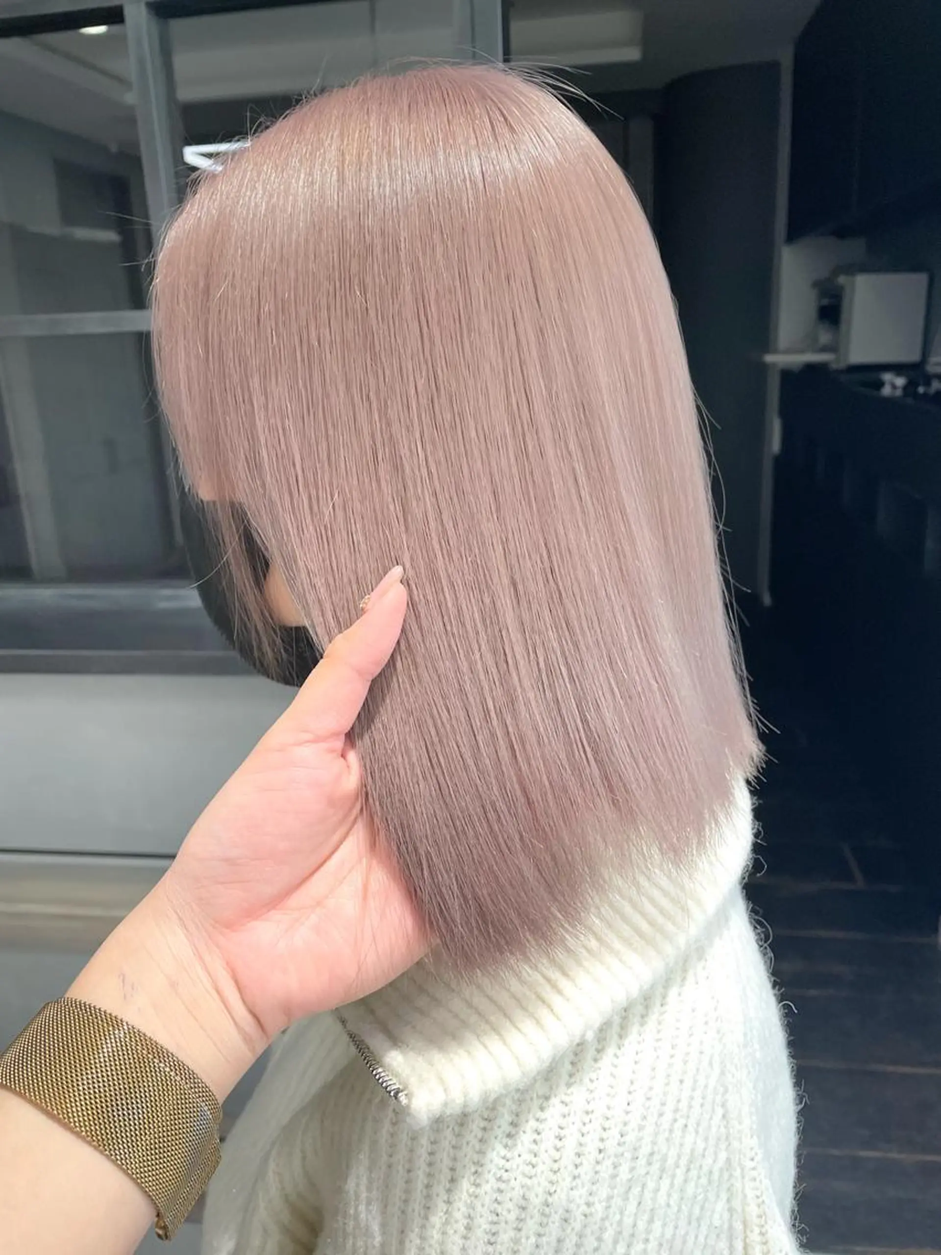 カラー ヘアカラー トリートメント 韓国ハイトーンカラー kana♡のヘアスタイル