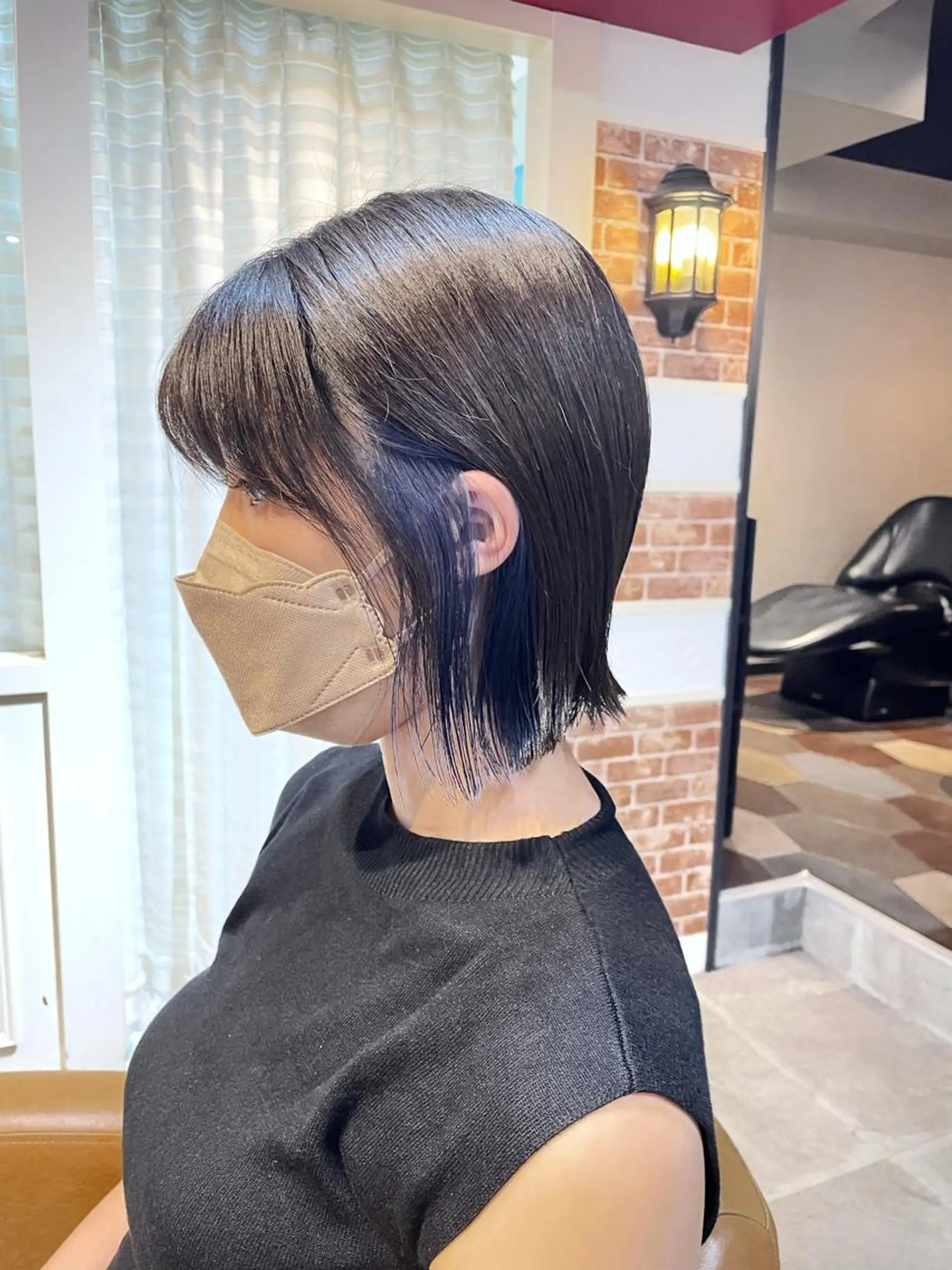 ショート カラー カット ヘアカラー トリートメント 🫧顔周りレイヤー/ ウルフ/縮毛/白倉のヘアスタイル