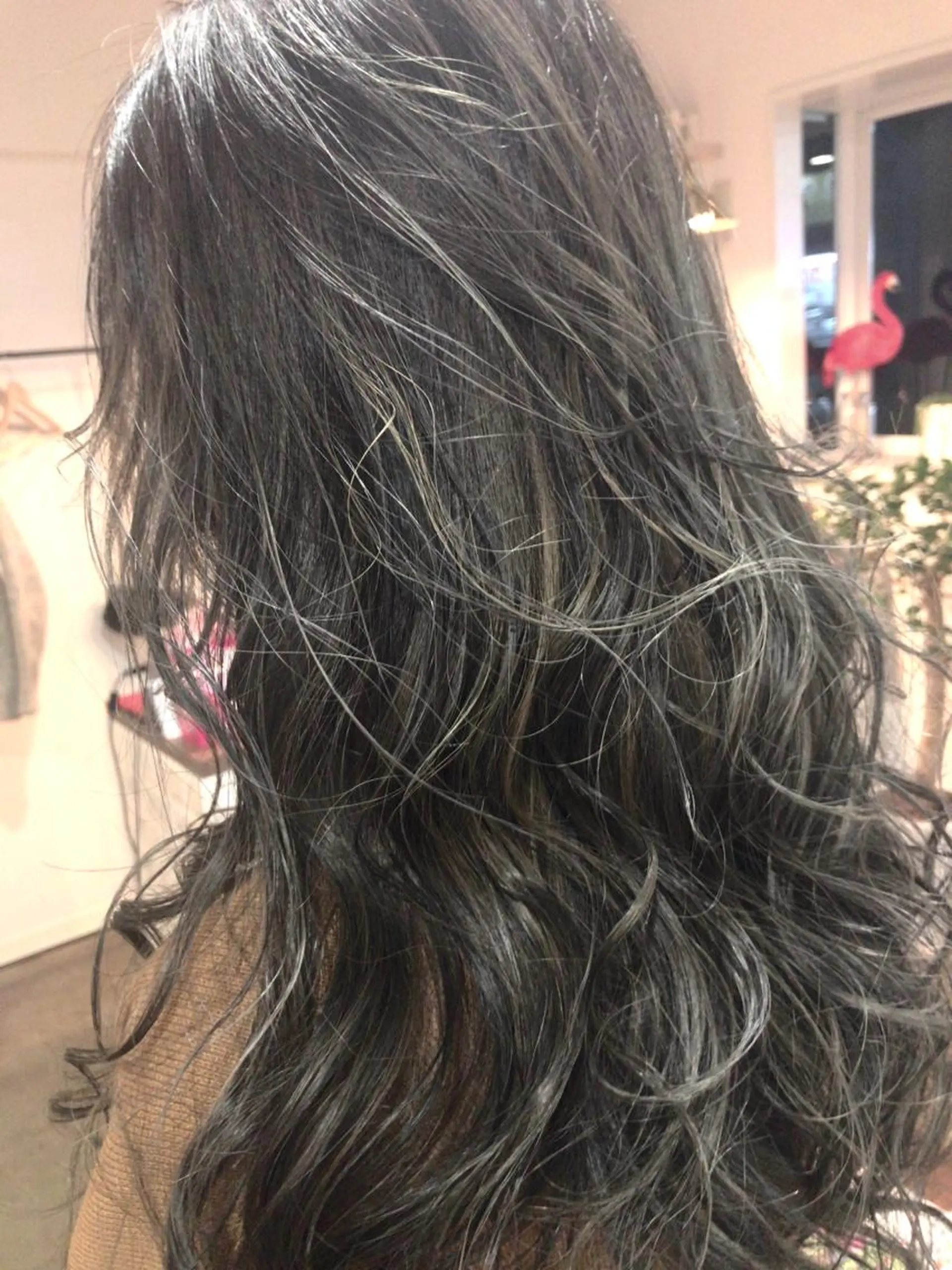 ロング カラー レイヤーカット匠 イソザキノリユキのヘアスタイル