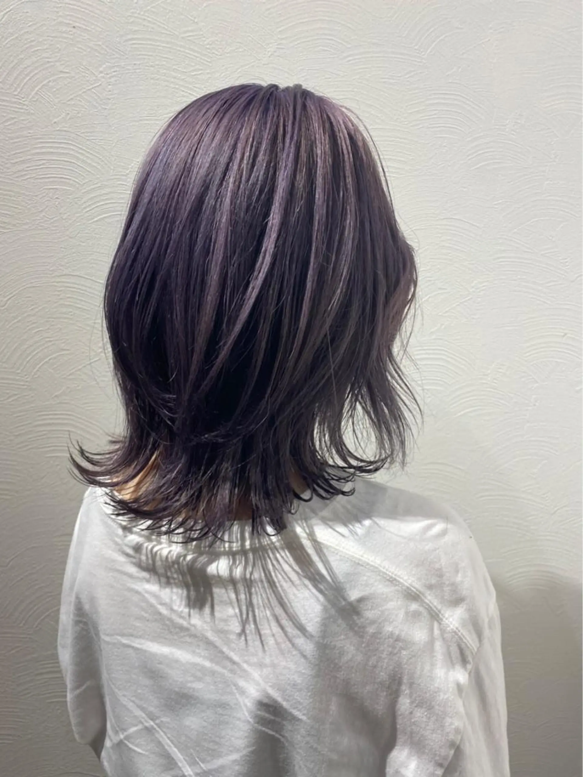 ショート カラー ヘアアレンジ アッシュ アッシュグレー アッシュグレージュ バレイヤージュ ミストバング Bob＆ハイトーン 専門家CHIHIROのヘアスタイル