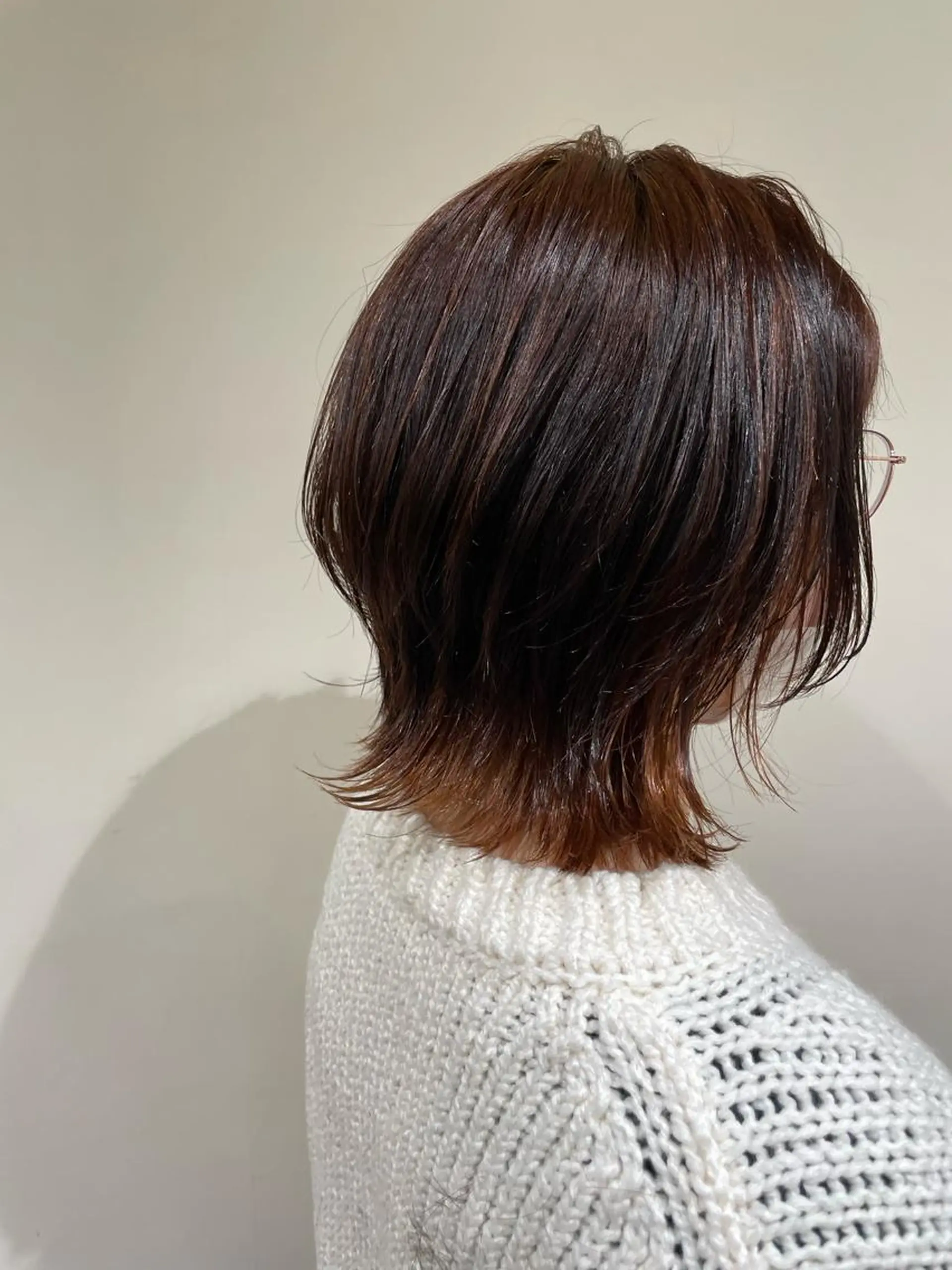 ミディアム くびれヘア 小顔カット ウルフカット 🧡マツダテ チヒロ🧡のヘアスタイル