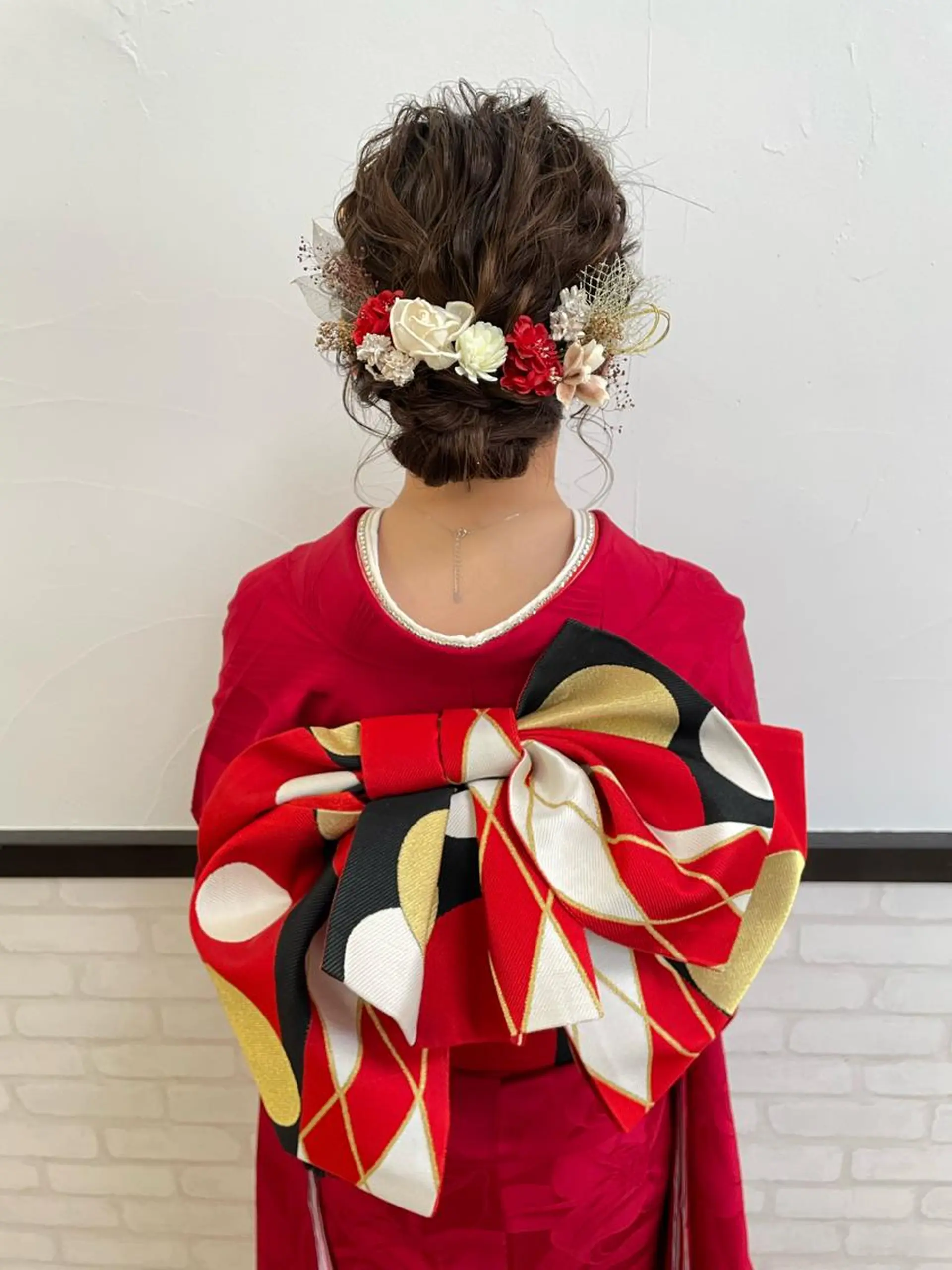 ロング ヘアアレンジ ヘアセット 菊池 栄里奈のヘアスタイル