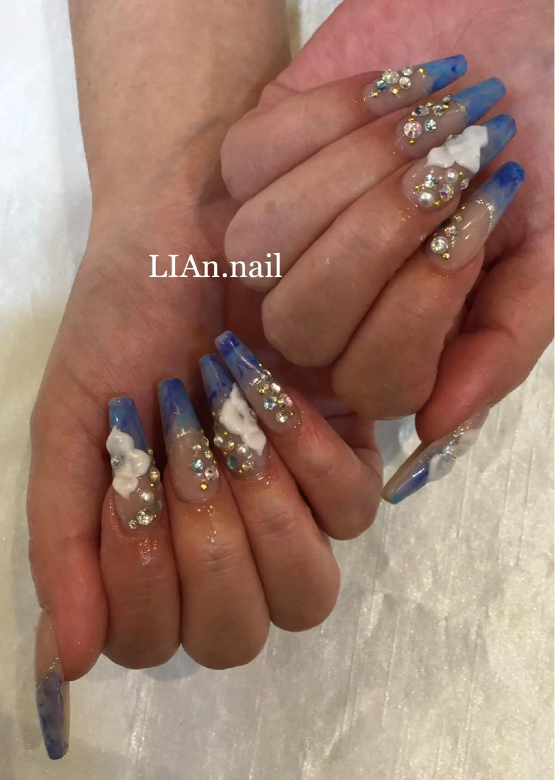 ネイル スカルプネイル Lian nailのネイルデザイン