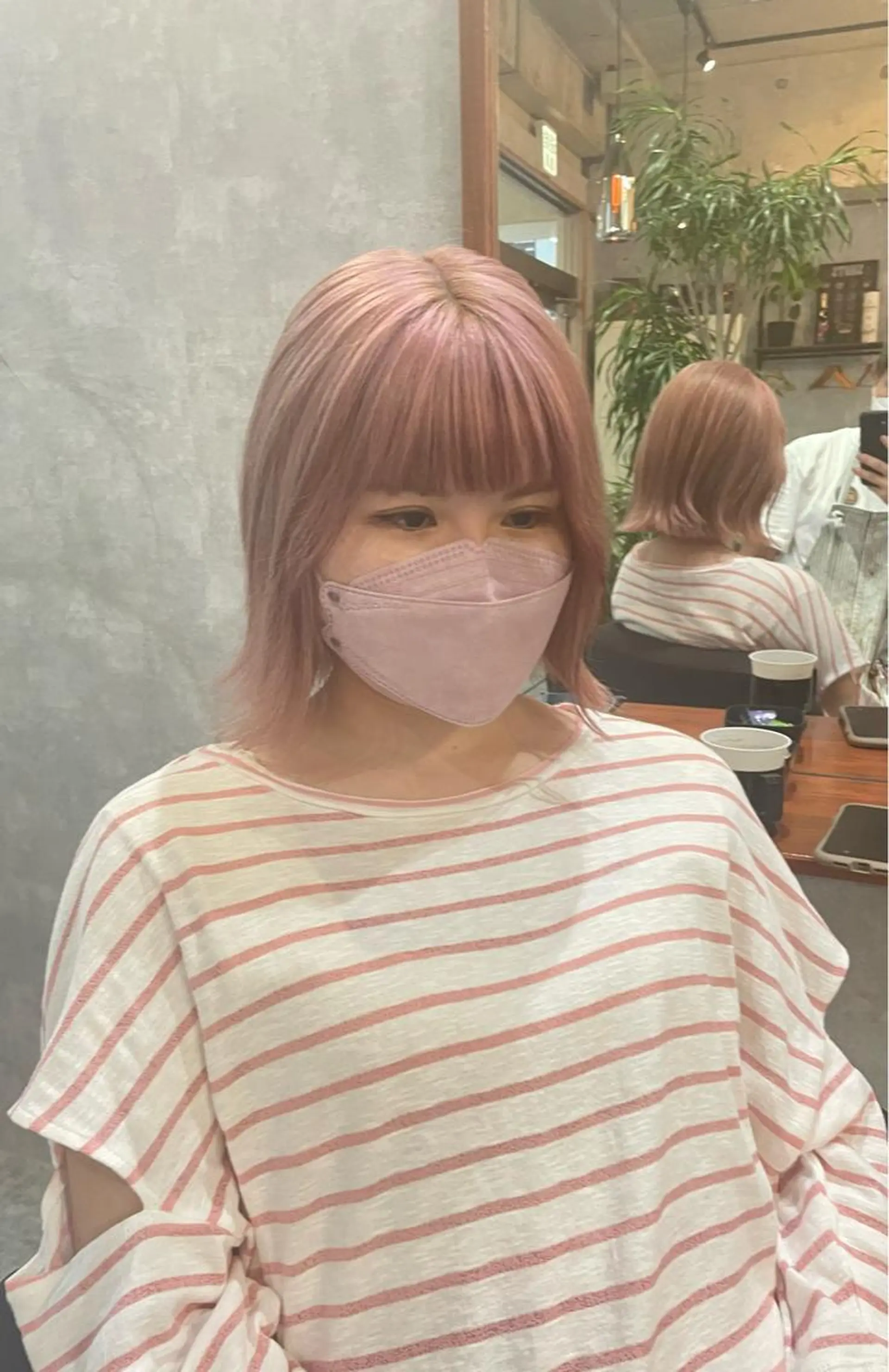 ショート andKおもろまち店 艶ダブルカラー✨のヘアスタイル