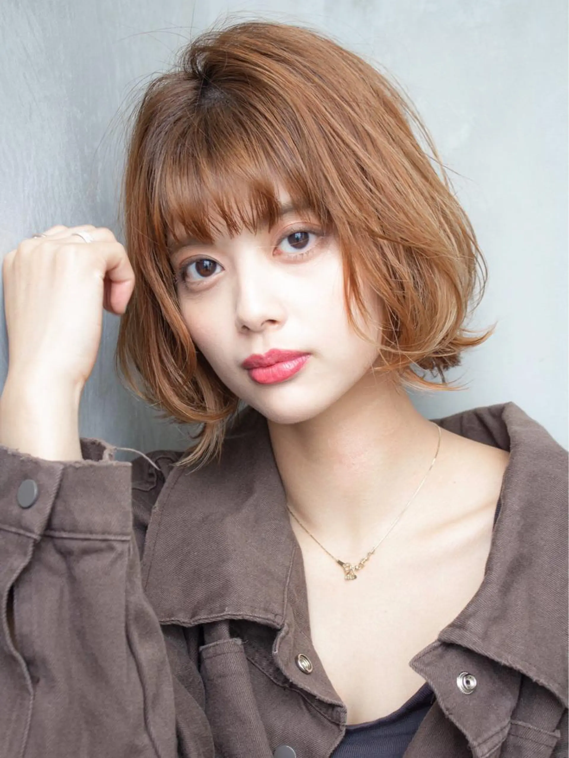 ミディアム カラー カット ヘアカラー トリートメント 🉐レイヤー/塩見 弘樹🉐渋谷のヘアスタイル