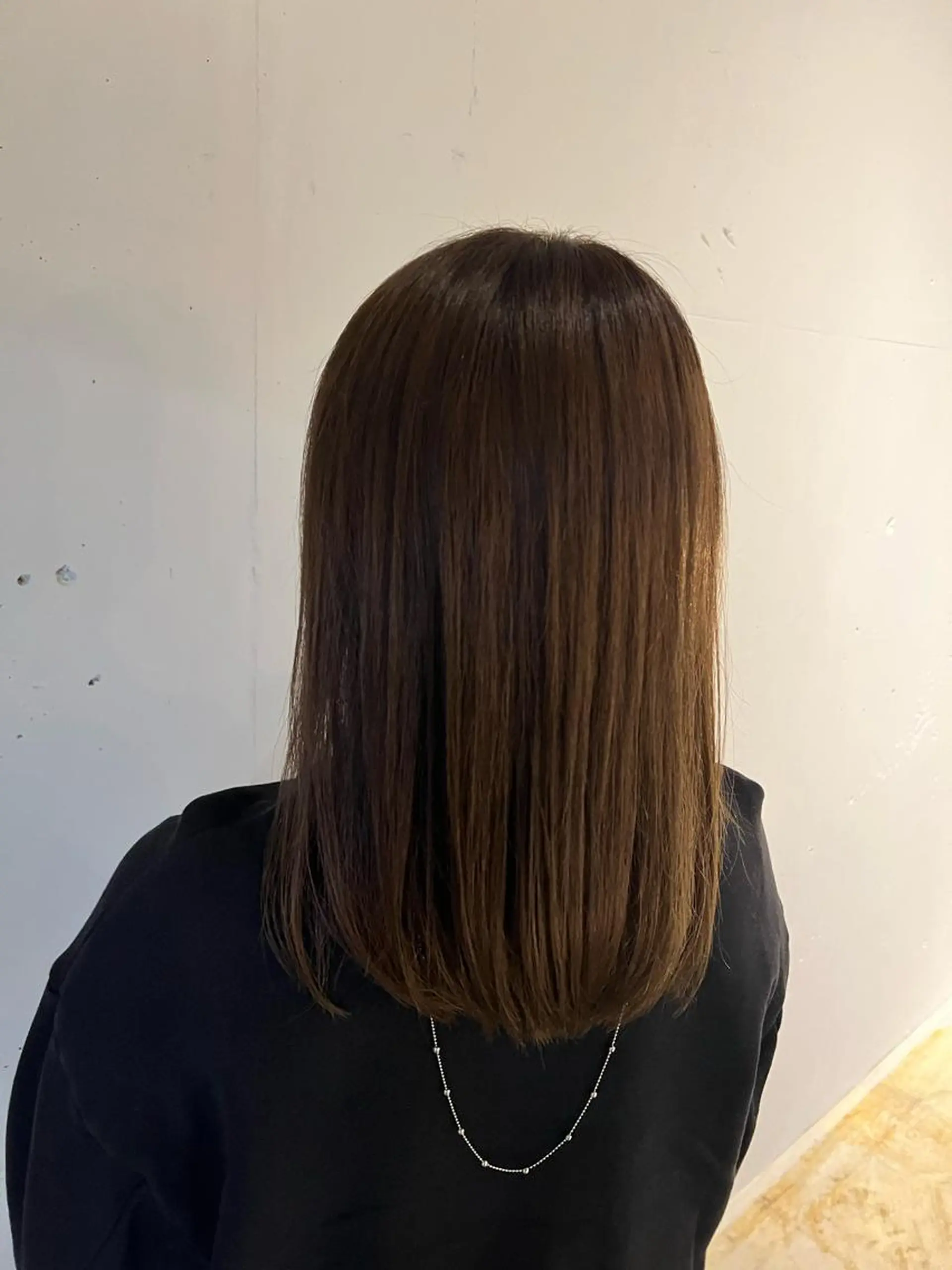 セミロング カラー ブリーチ ヘアカラー トリートメント ヘッドスパ カラースペシャリスト しょう🧑🏼‍🎨のヘアスタイル