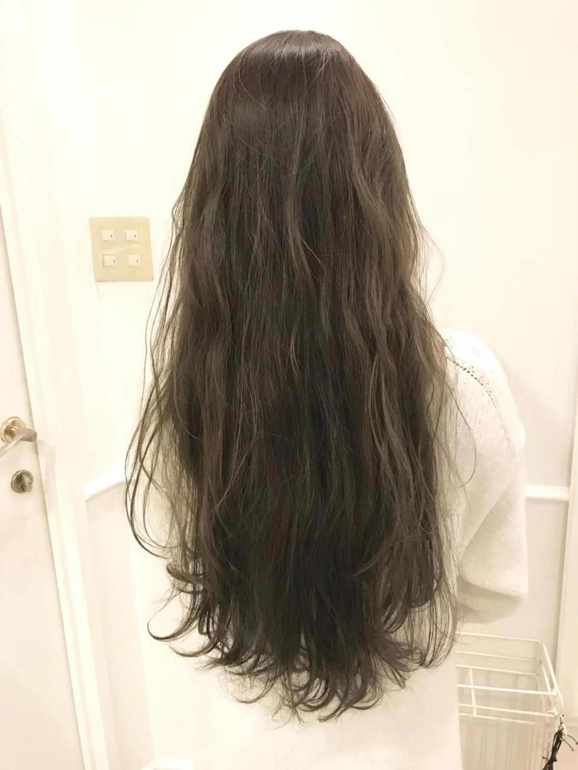 ロング カラー ブリーチ ブリーチなしカラー ボブ/ハイトーン 福生Radix 下田のヘアスタイル