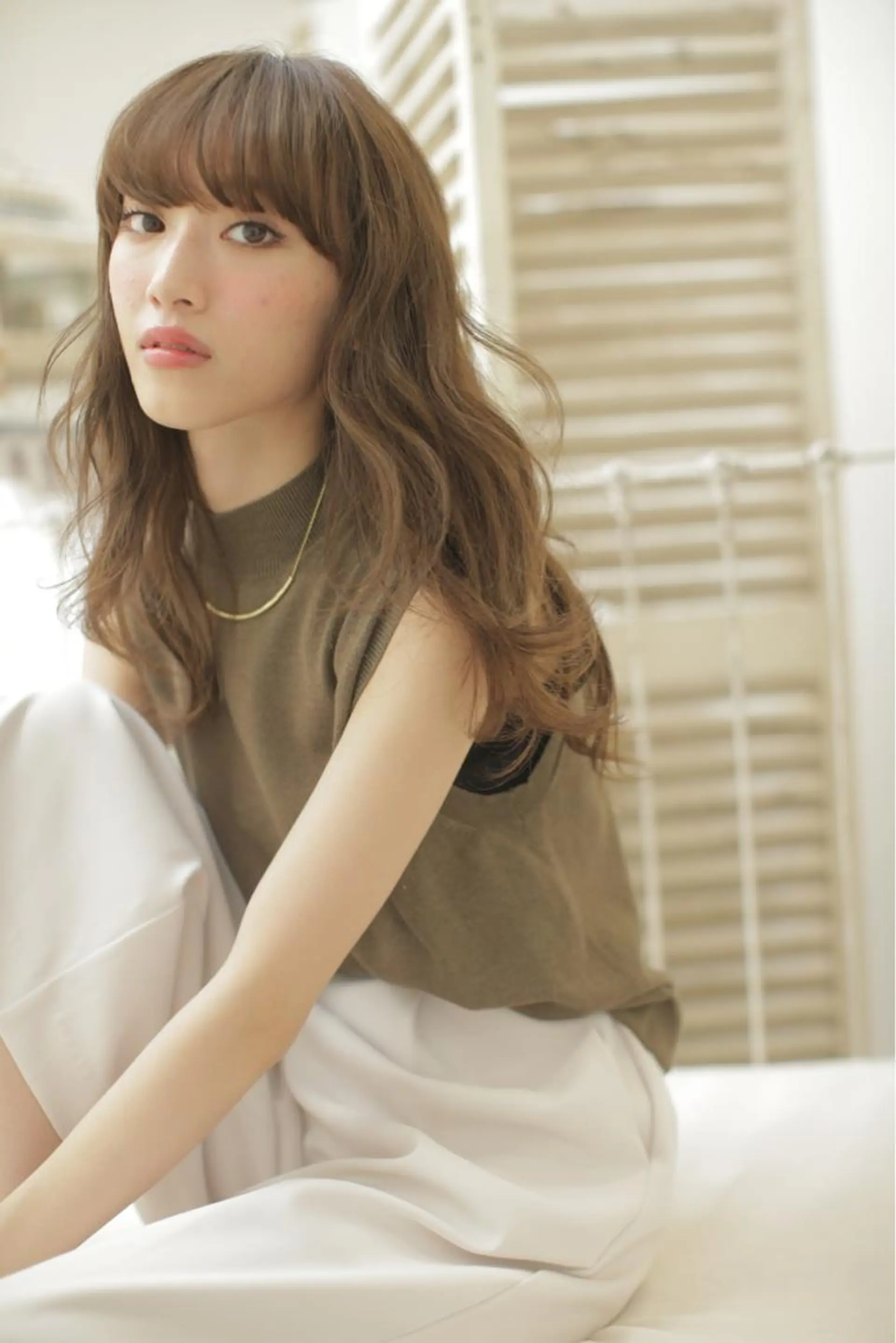 セミロング ロング カラー パーマ セミロングパーマ デジタルパーマ ヘッドスパ rico_by ヘアとアイブロウの眉毛・アイブロウイメージ