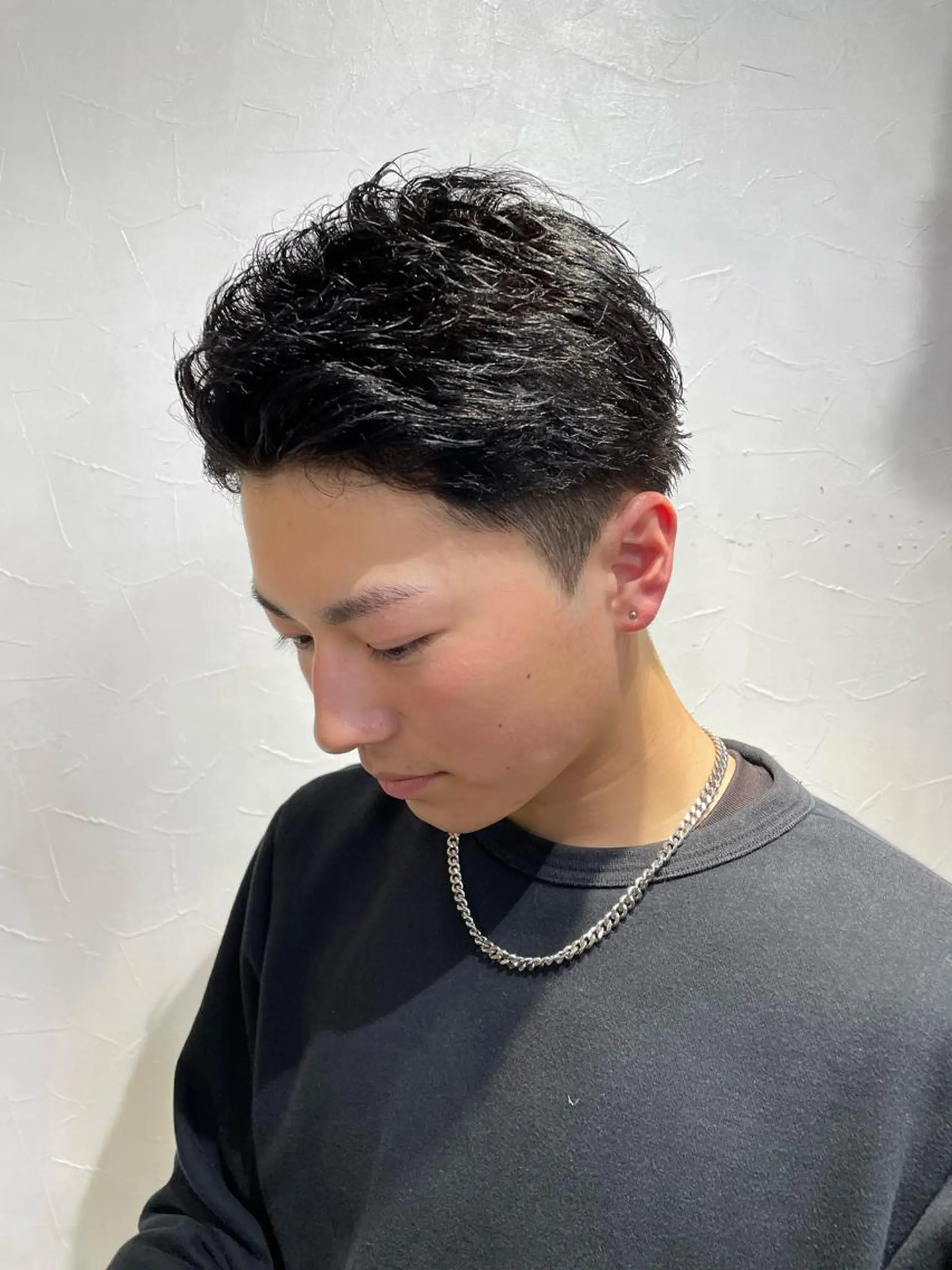 カラー メンズ アンククロス🖤 わかなのヘアスタイル