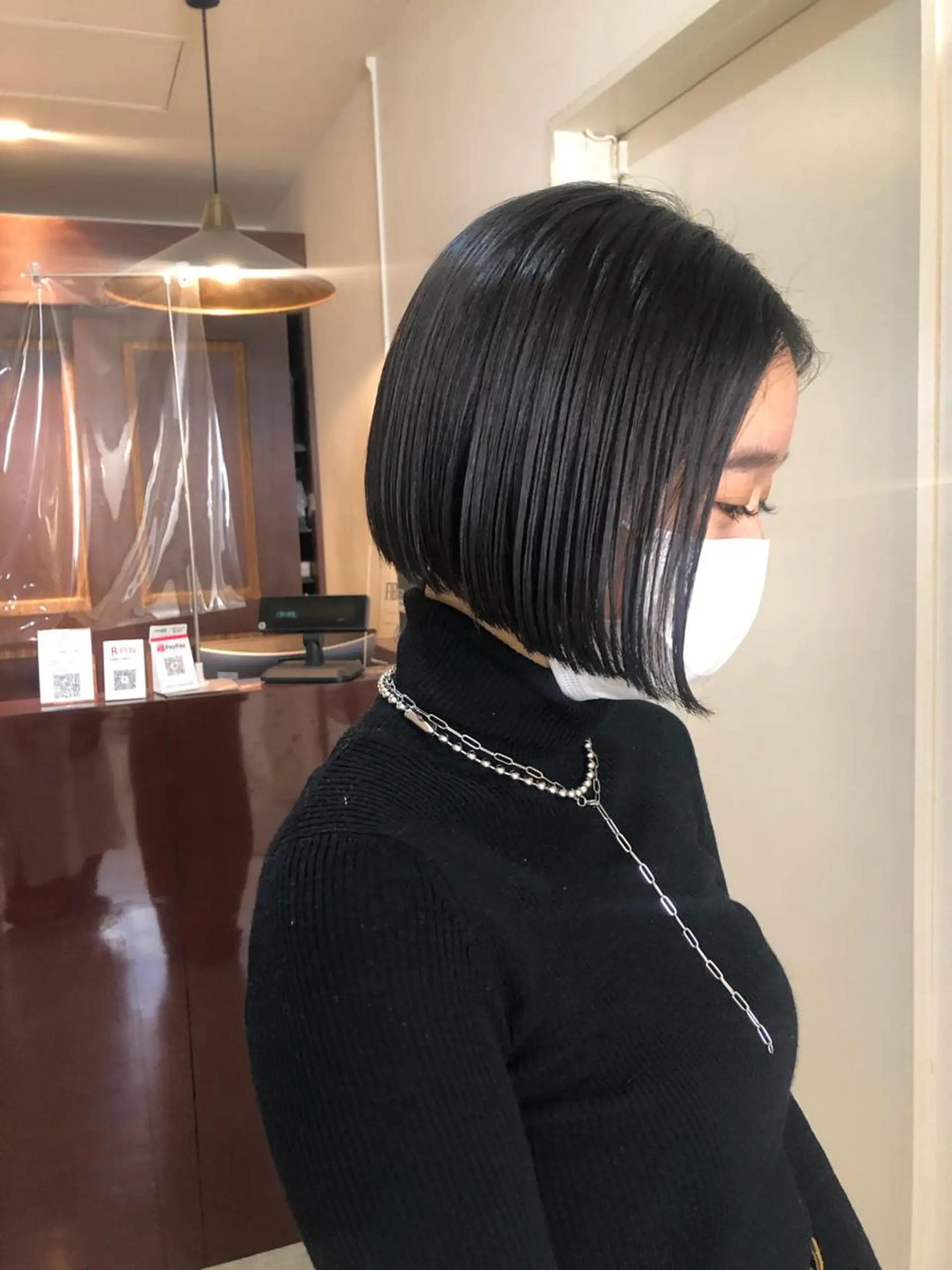 ショート ショートボブ ハンサムショート ボブ くびれヘア ショートヘア ショート/パーマ/ カラー/FUKOのヘアスタイル